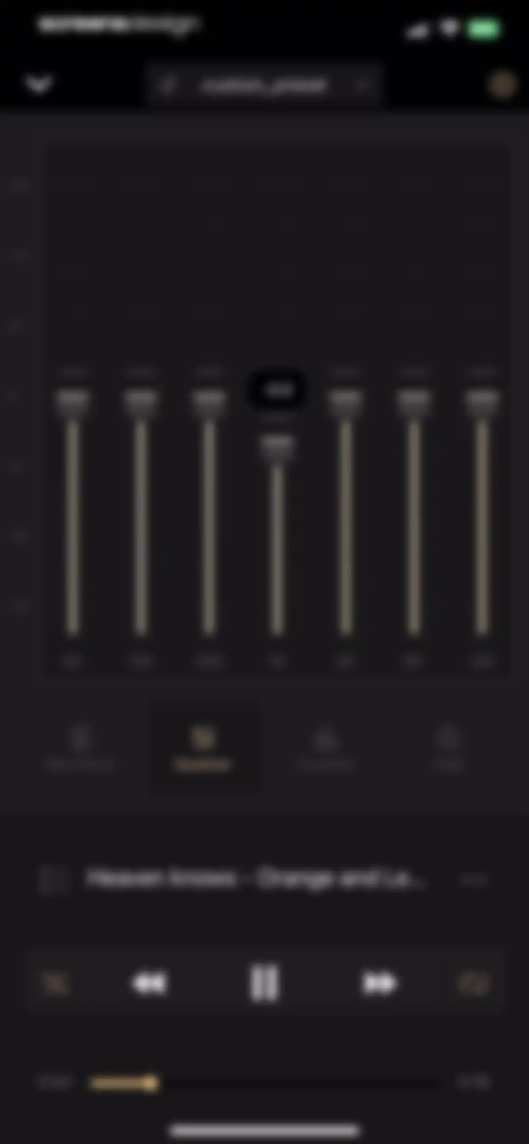 Equalizer+ HD music player screen 21