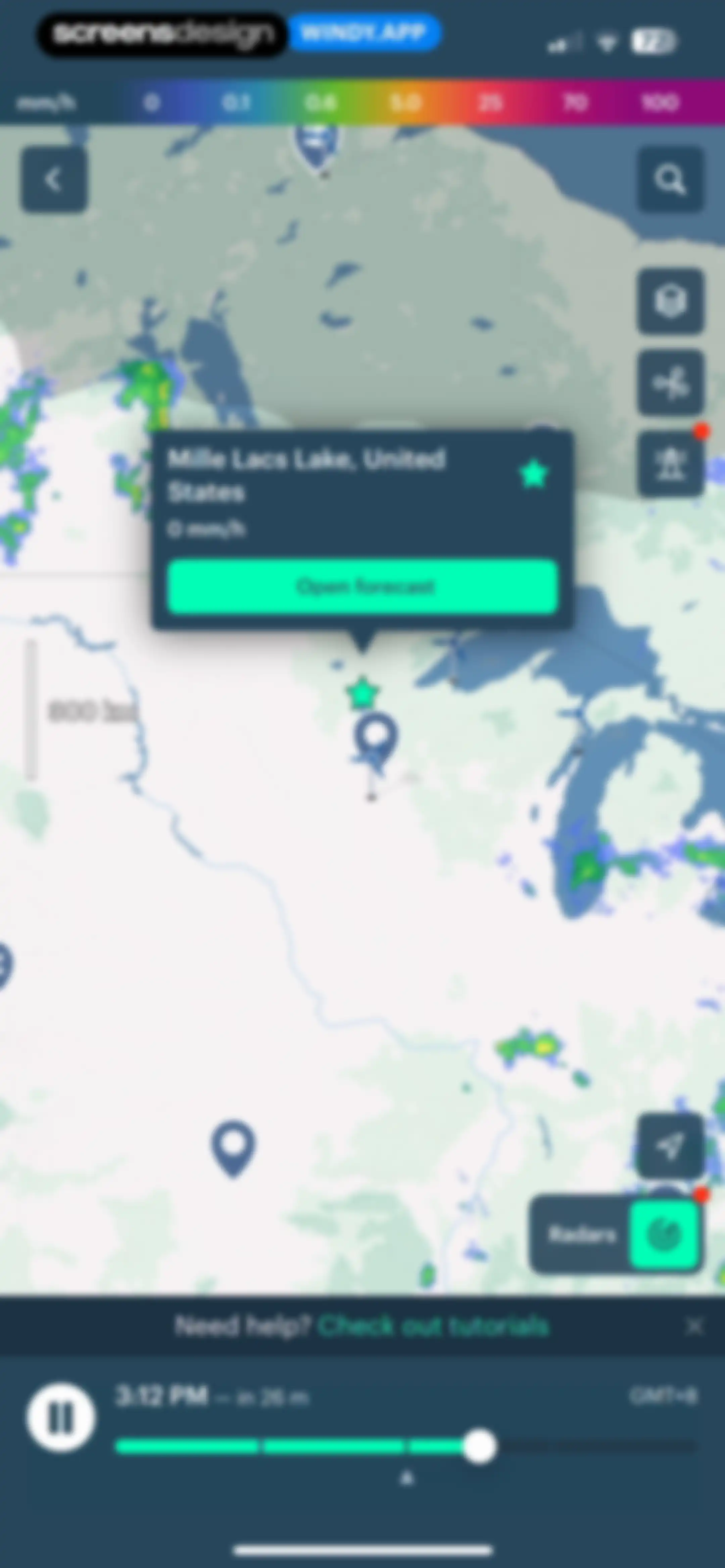 Windy.app — Wind, Tides, Radar screen 67