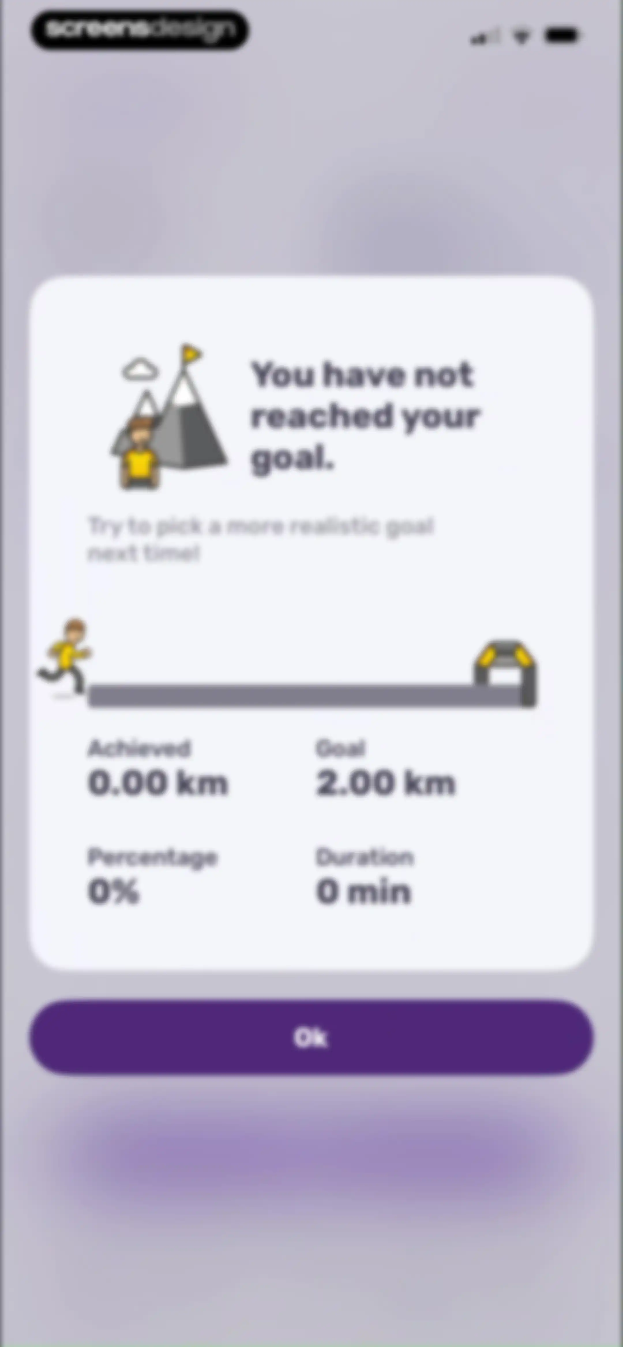 Running Tracker App – FITAPP screen 82