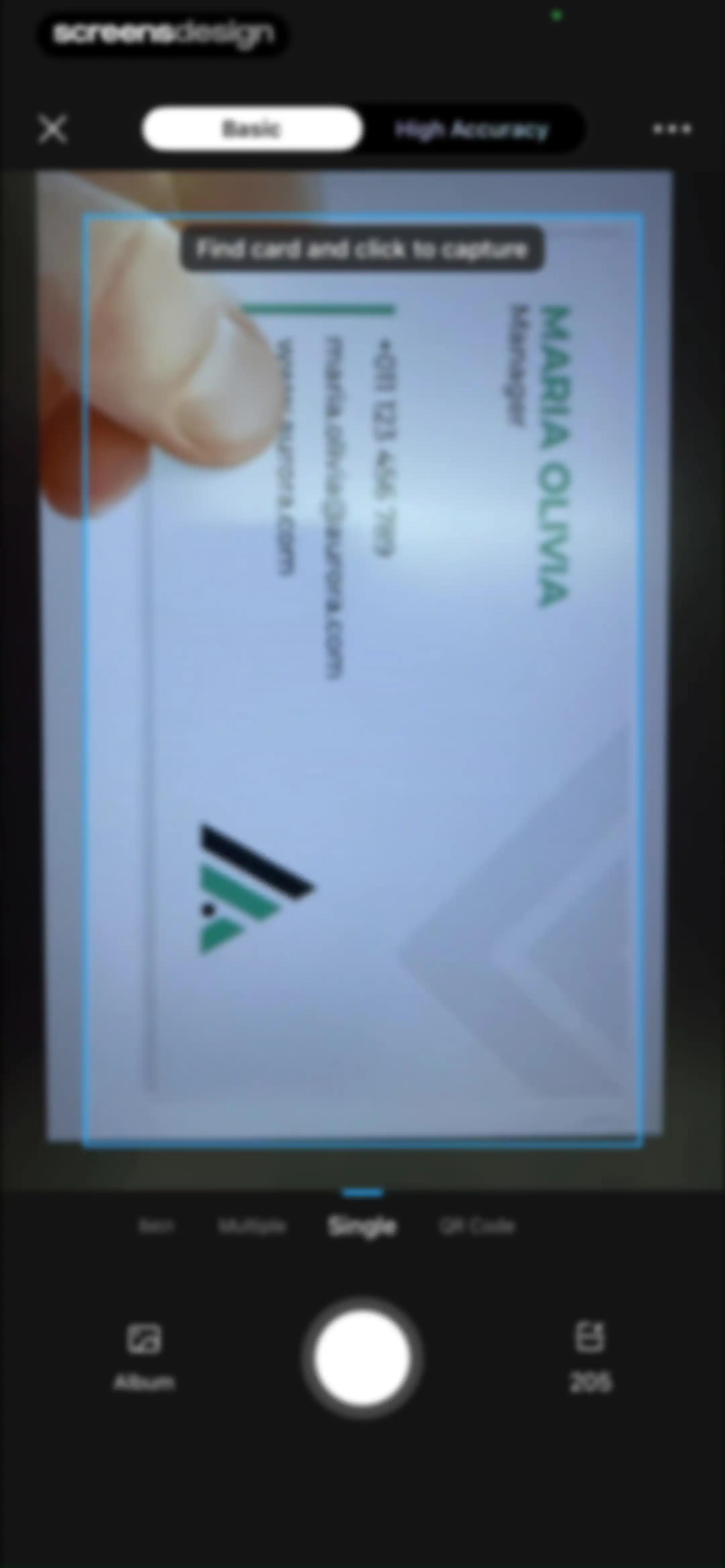 CamCard AI Business Assistant screen 89