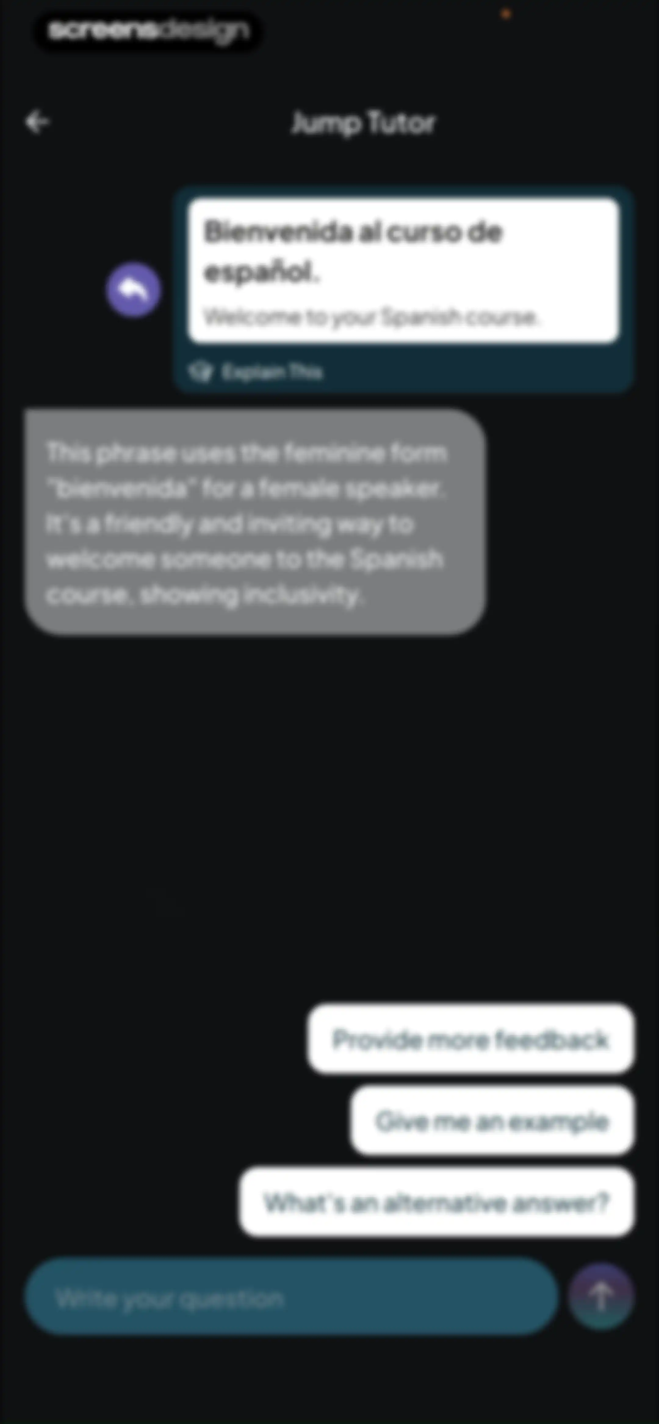 Jumpspeak | Language Learning screen 108