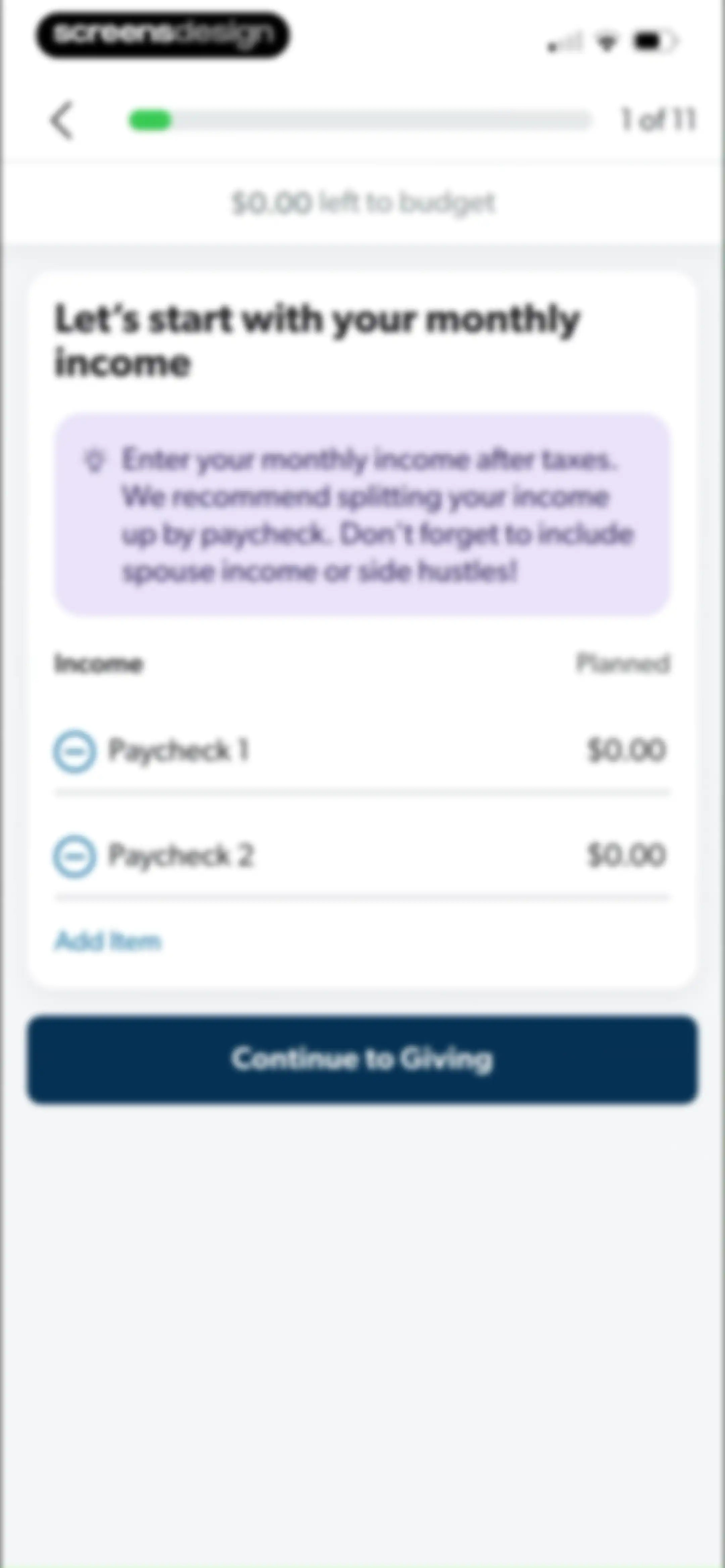 EveryDollar: Budget Management screen 24