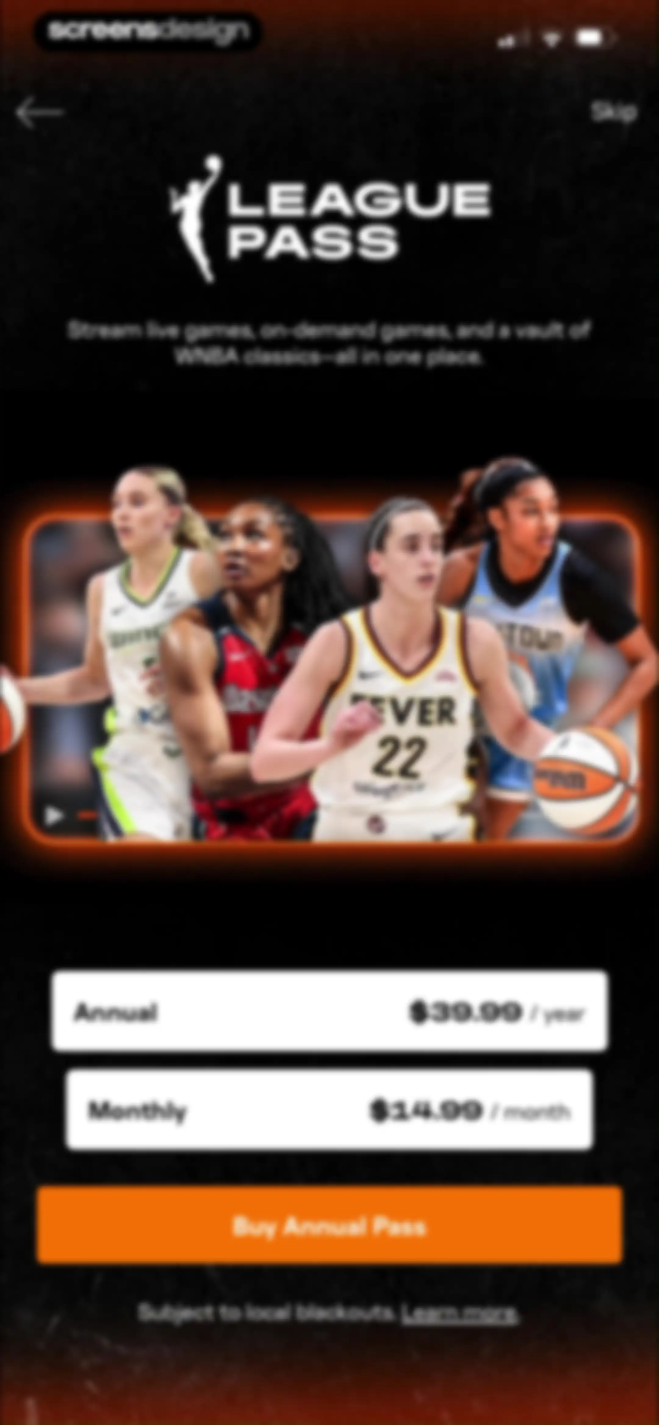 WNBA: Live Games & Scores screen 17