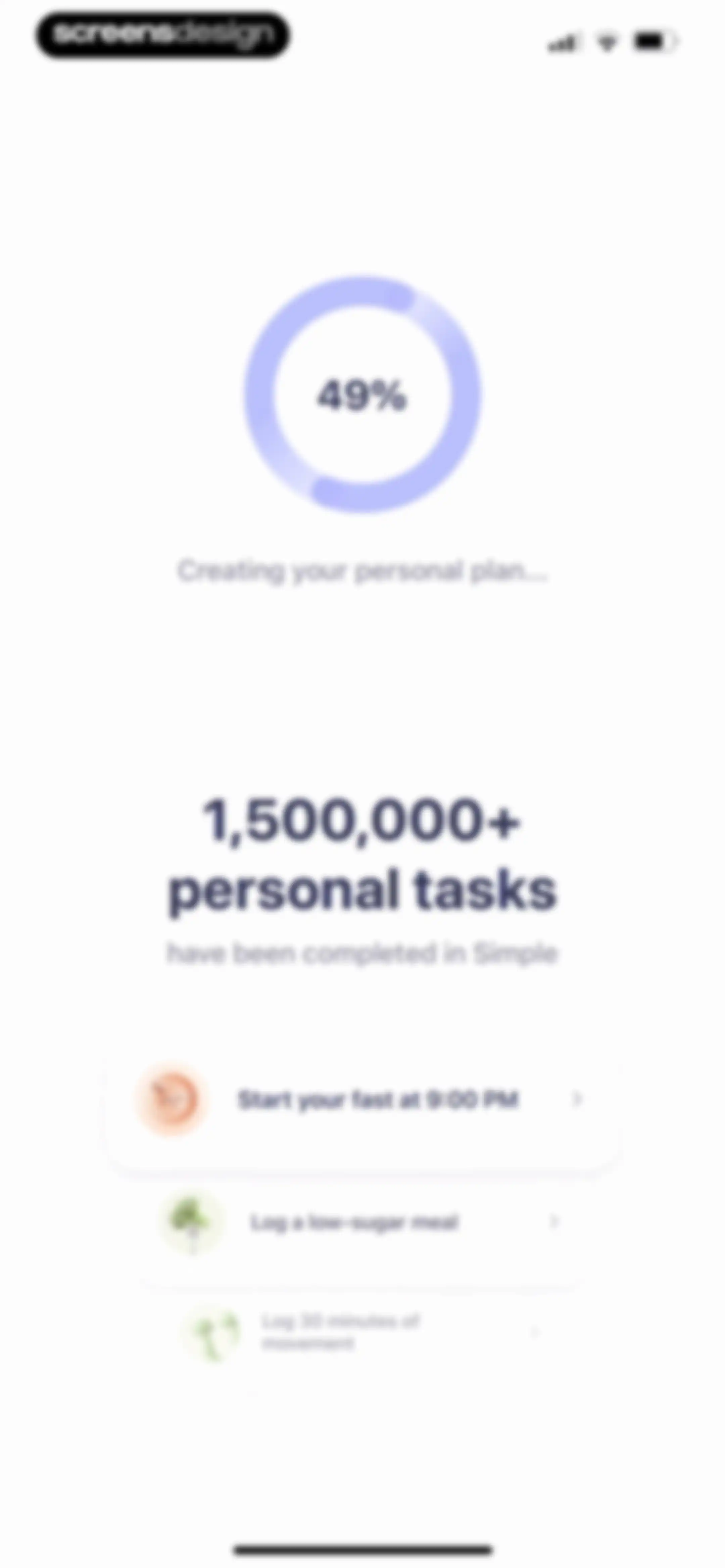 Simple: AI Weight Loss Coach screen 53