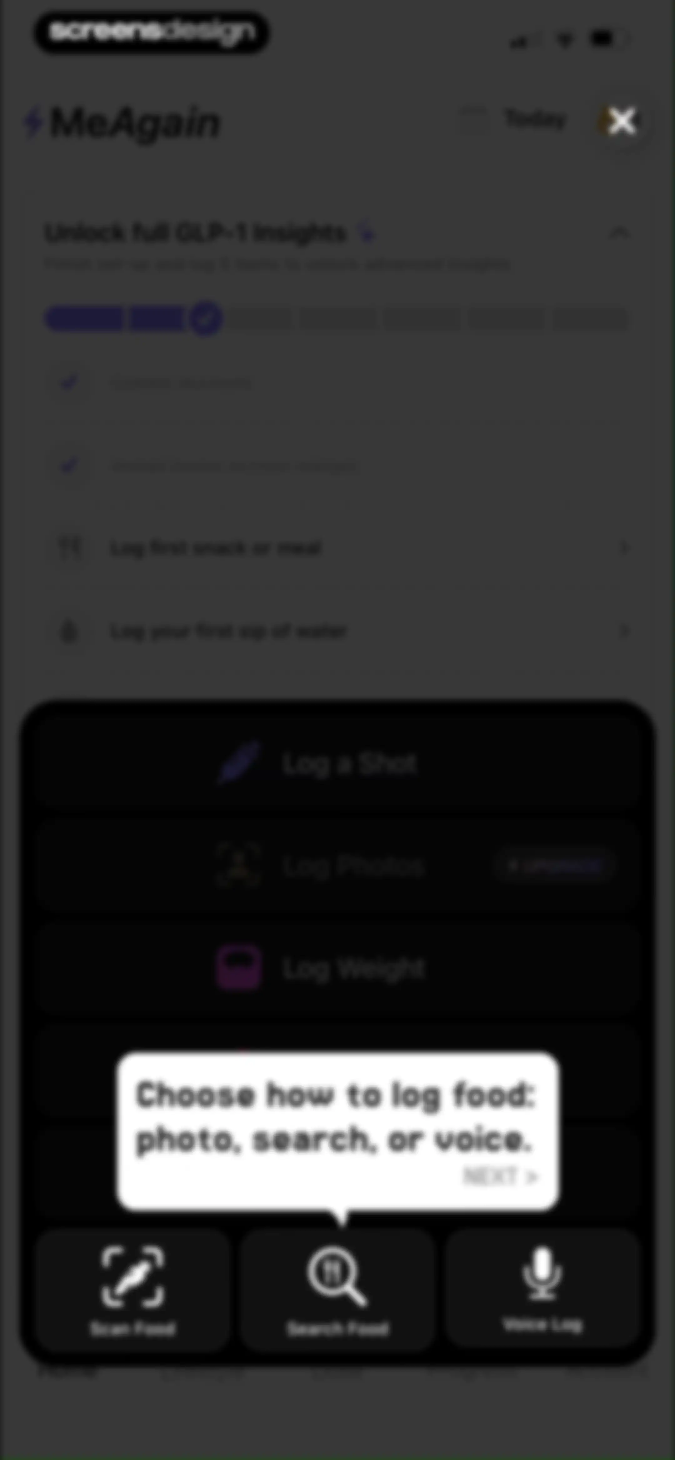 MeAgain: GLP-1 Tracker App screen 52