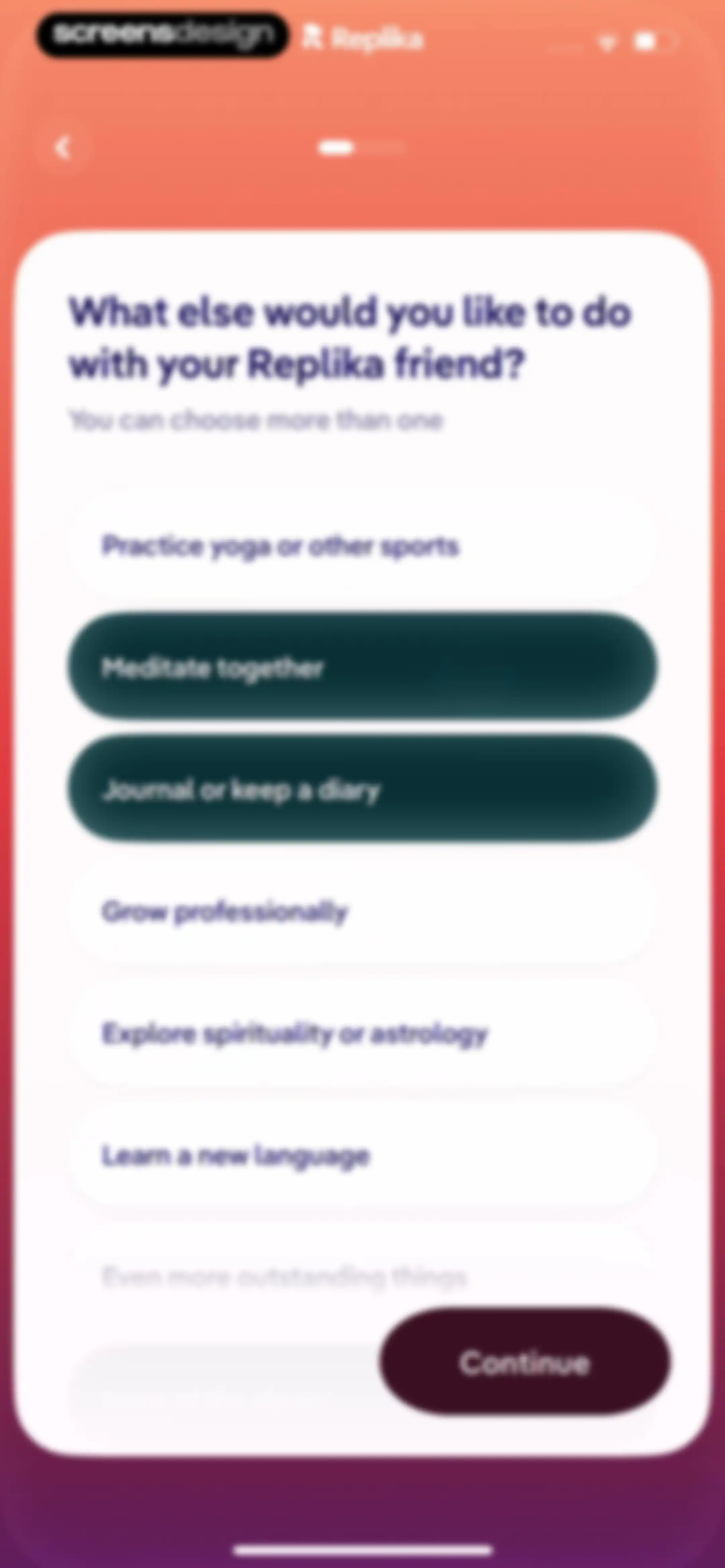 Replika - AI Companion Chat screen 18