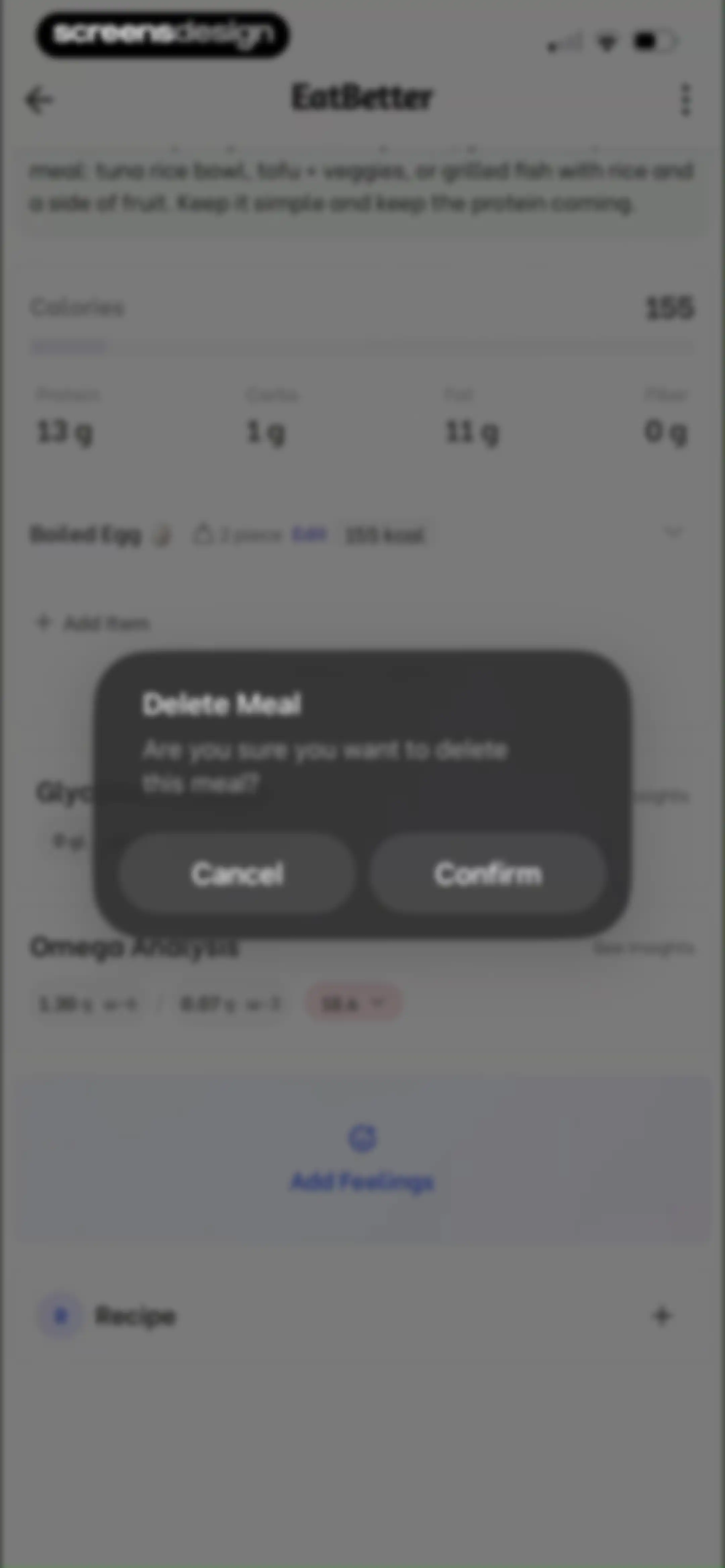 EatBetter: AI Food Journal screen 105
