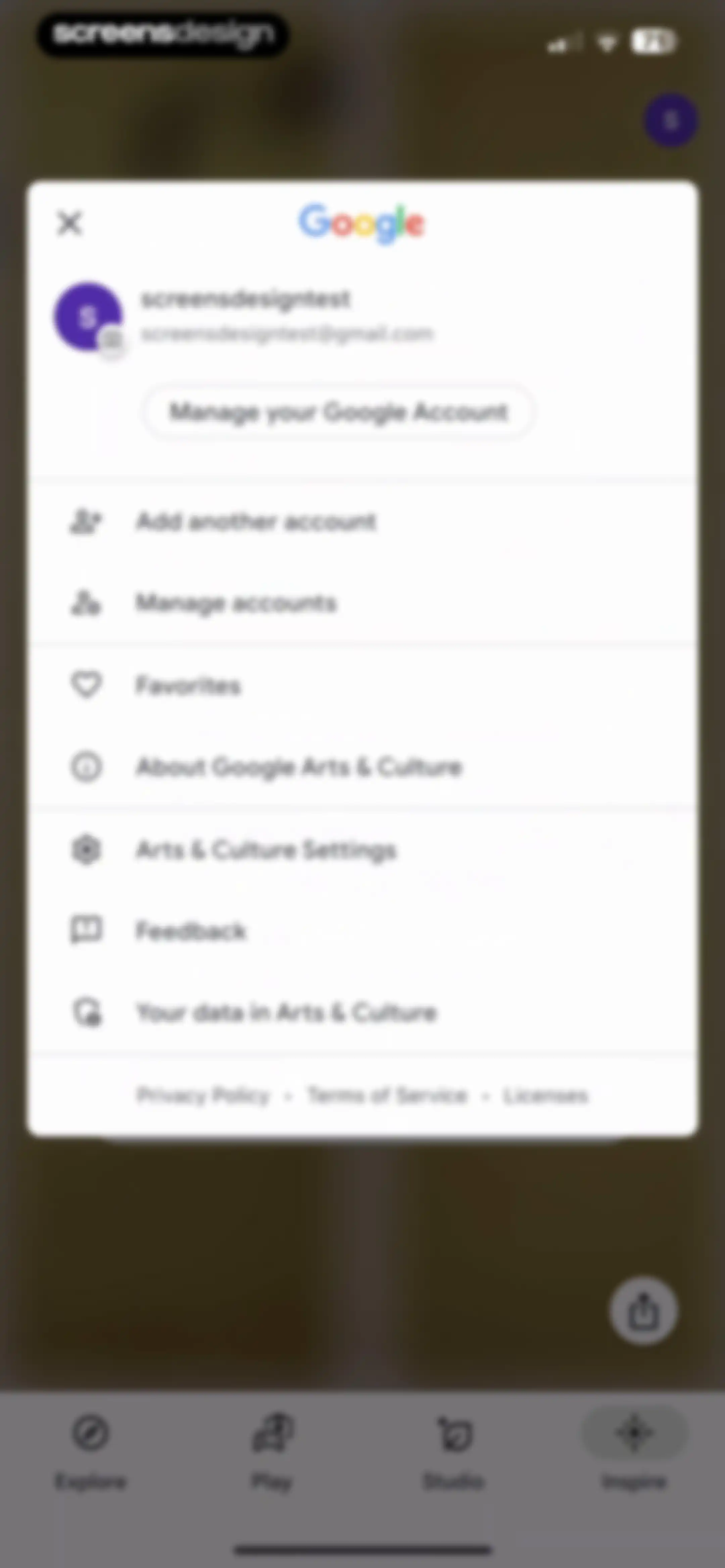 Google Arts & Culture screen 174