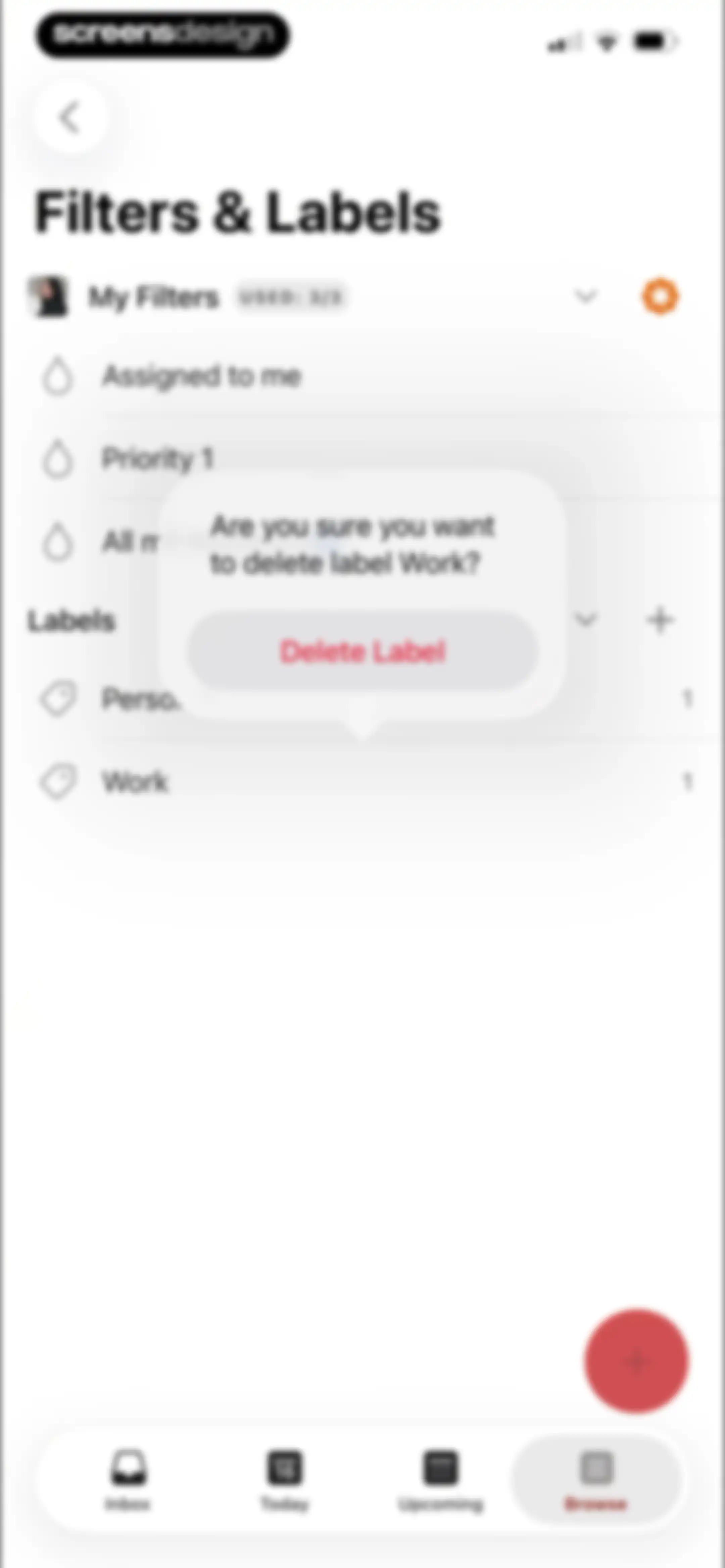 Todoist: To Do List & Calendar screen 139