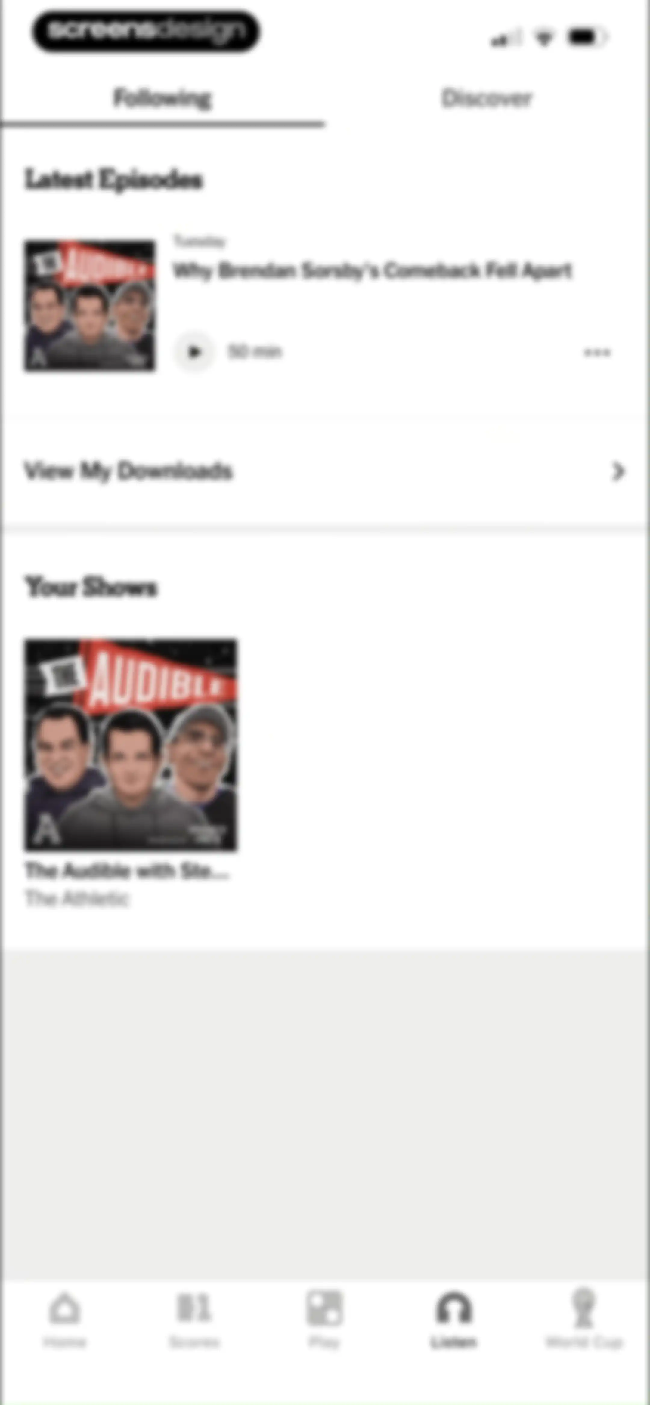 The Athletic: All Sports News screen 83