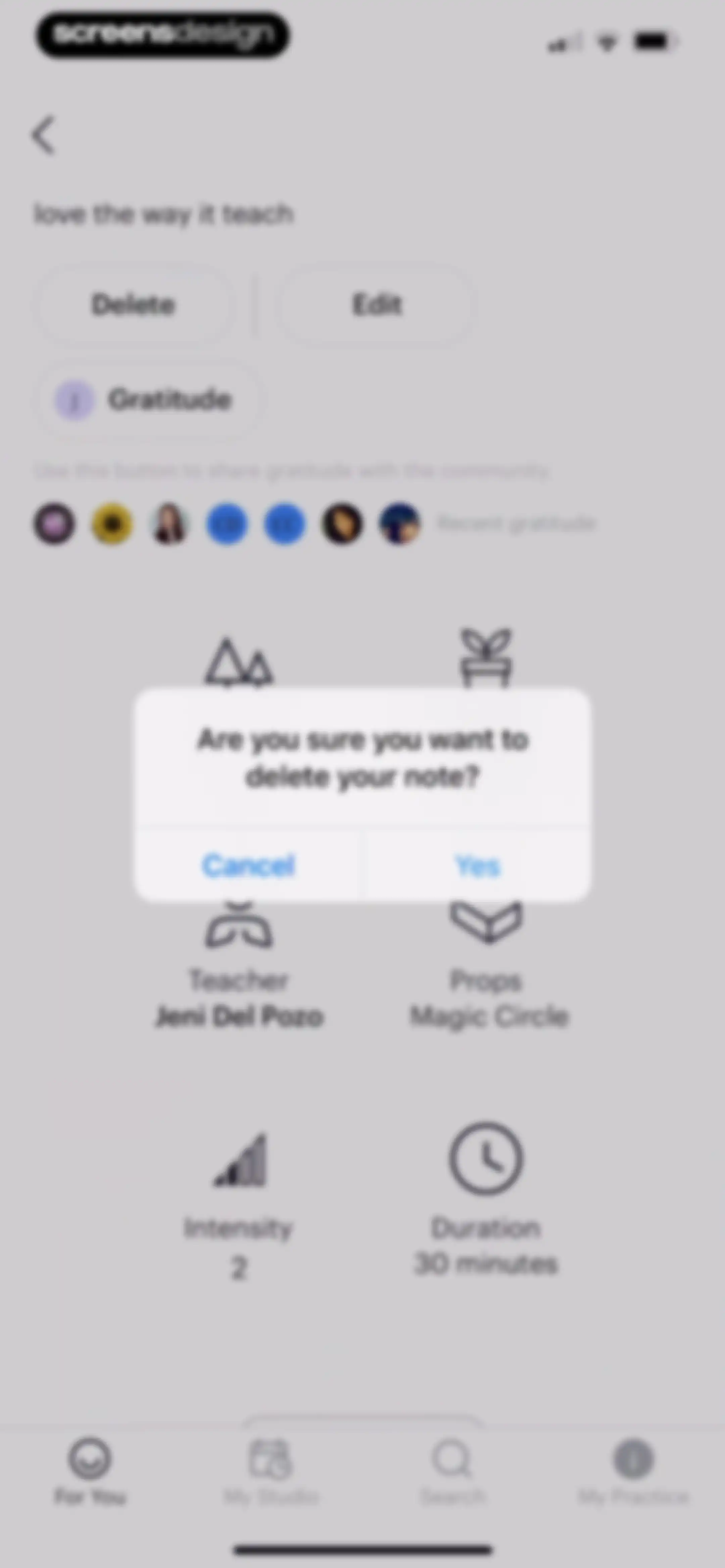 Glo | Yoga and Meditation App screen 53