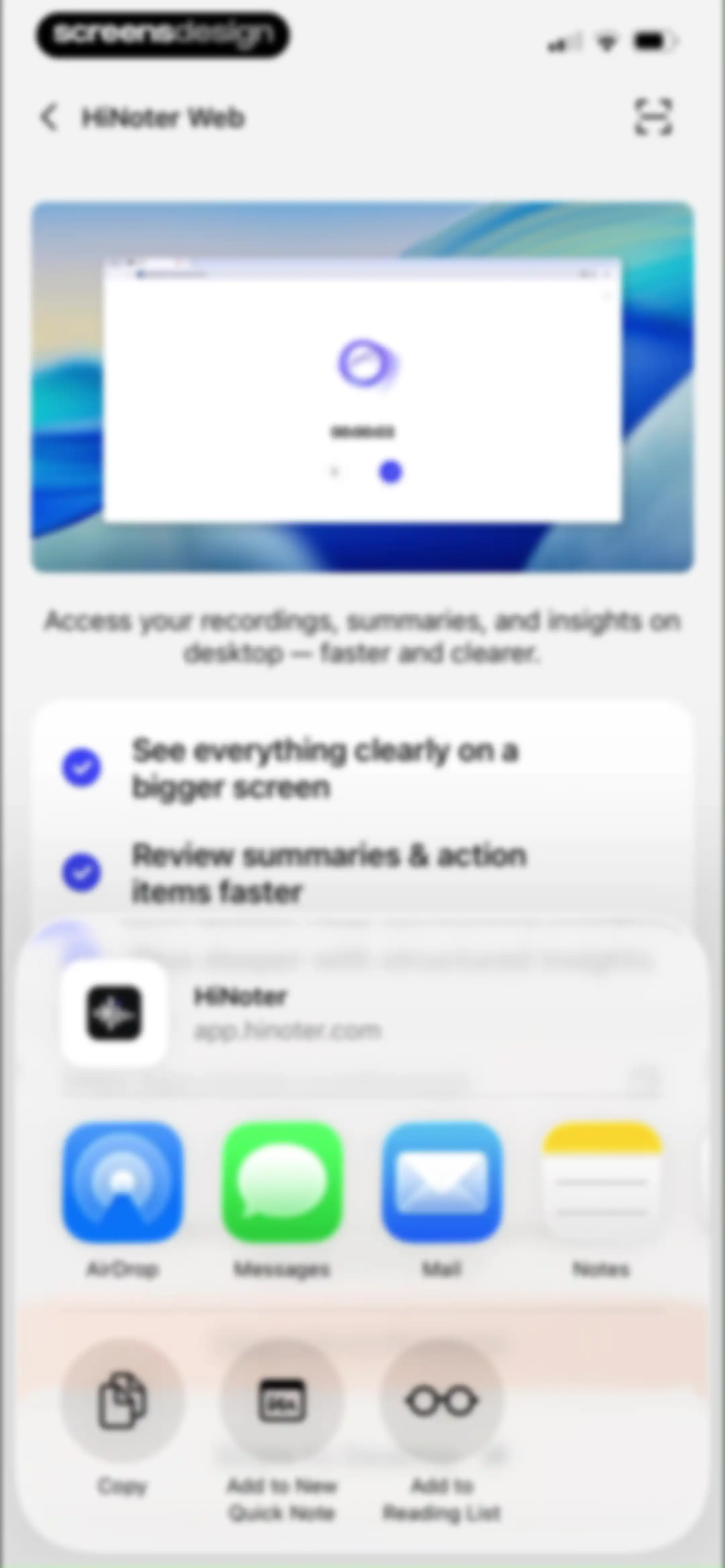 HiNoter - AI Note Taker screen 86