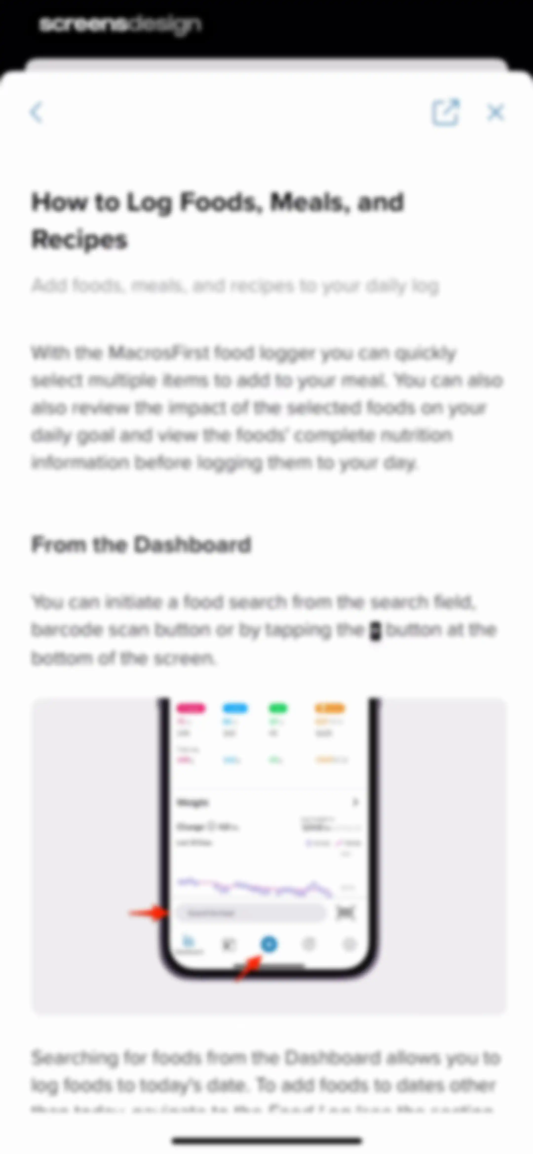 MacrosFirst - Macro Tracker screen 145