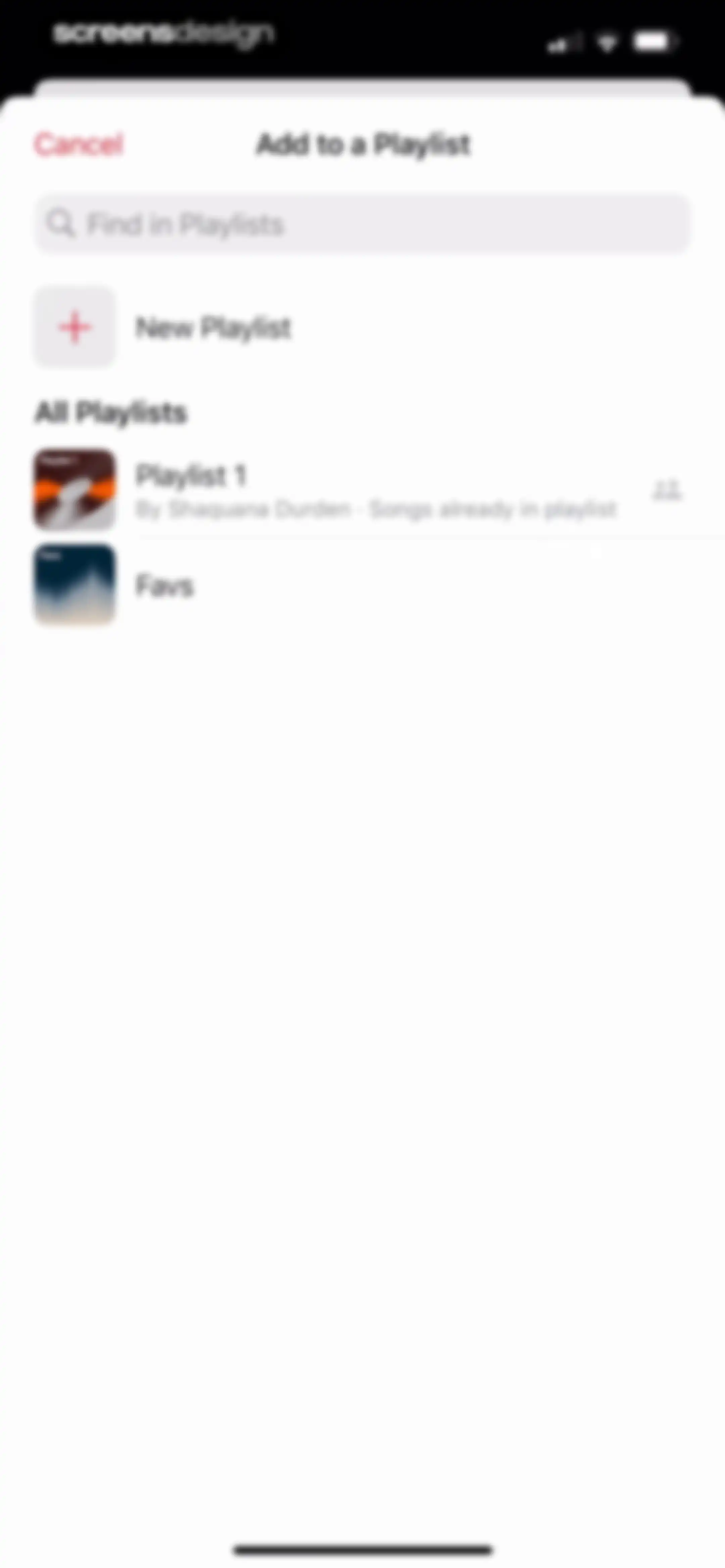 Apple Music screen 108