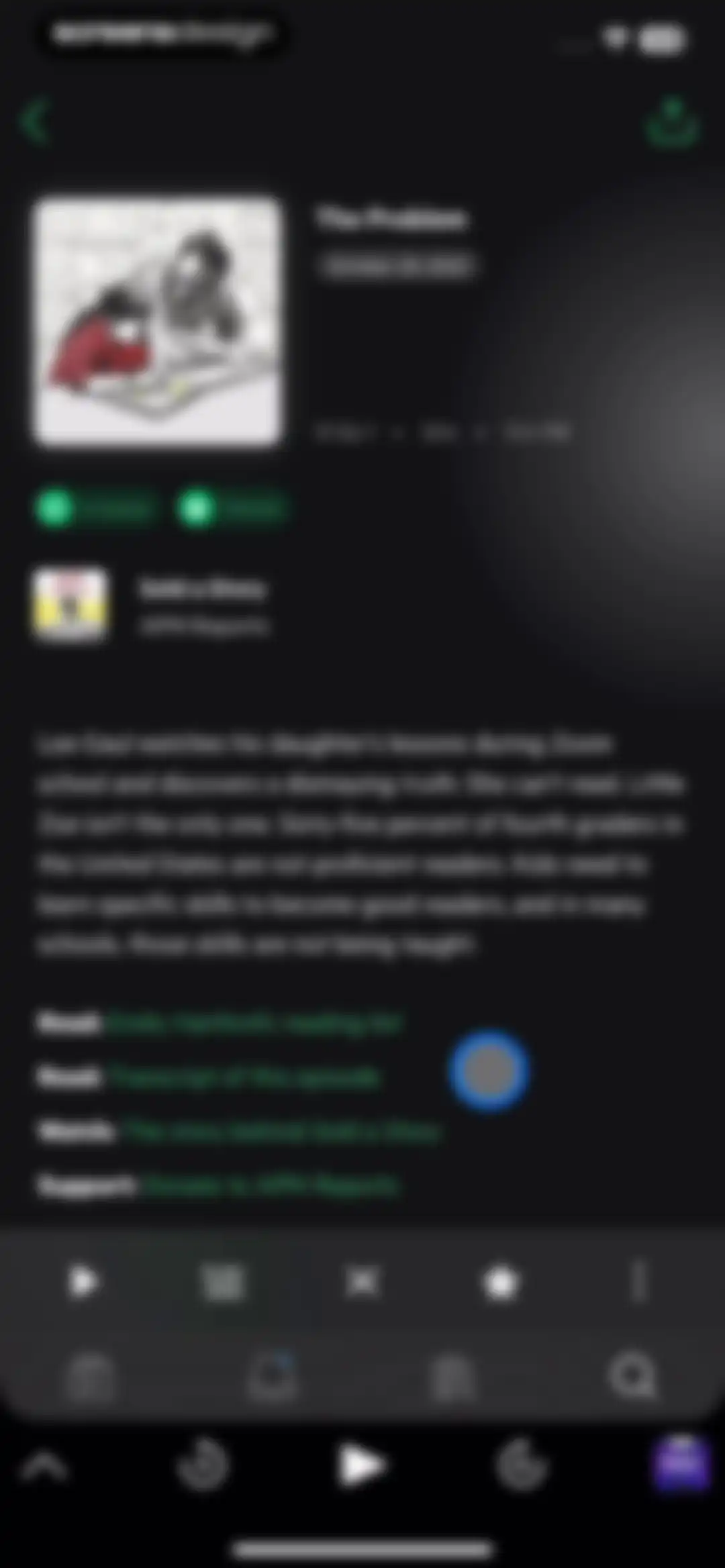 Castro: Podcast App & Player screen 44