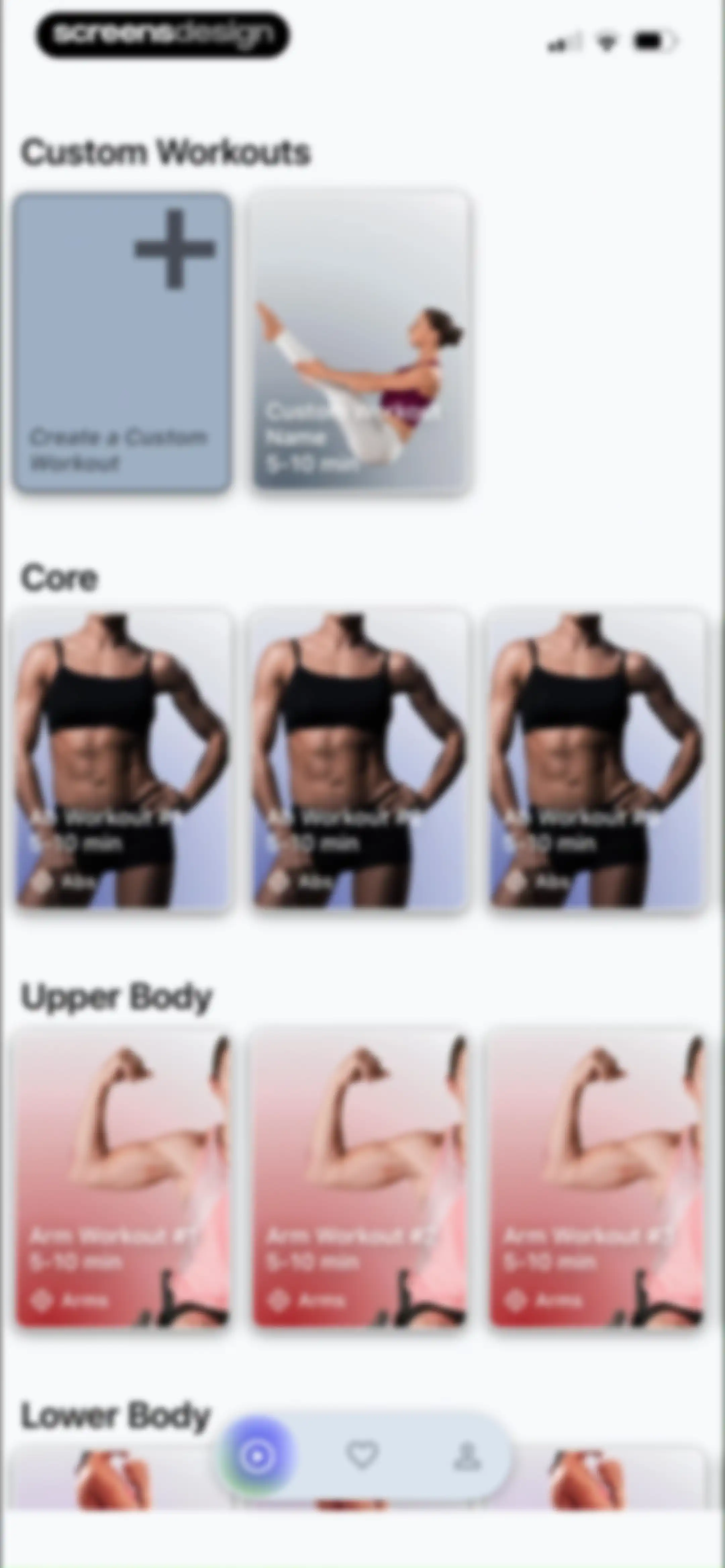 Daily Workouts - Home Fitness screen 36