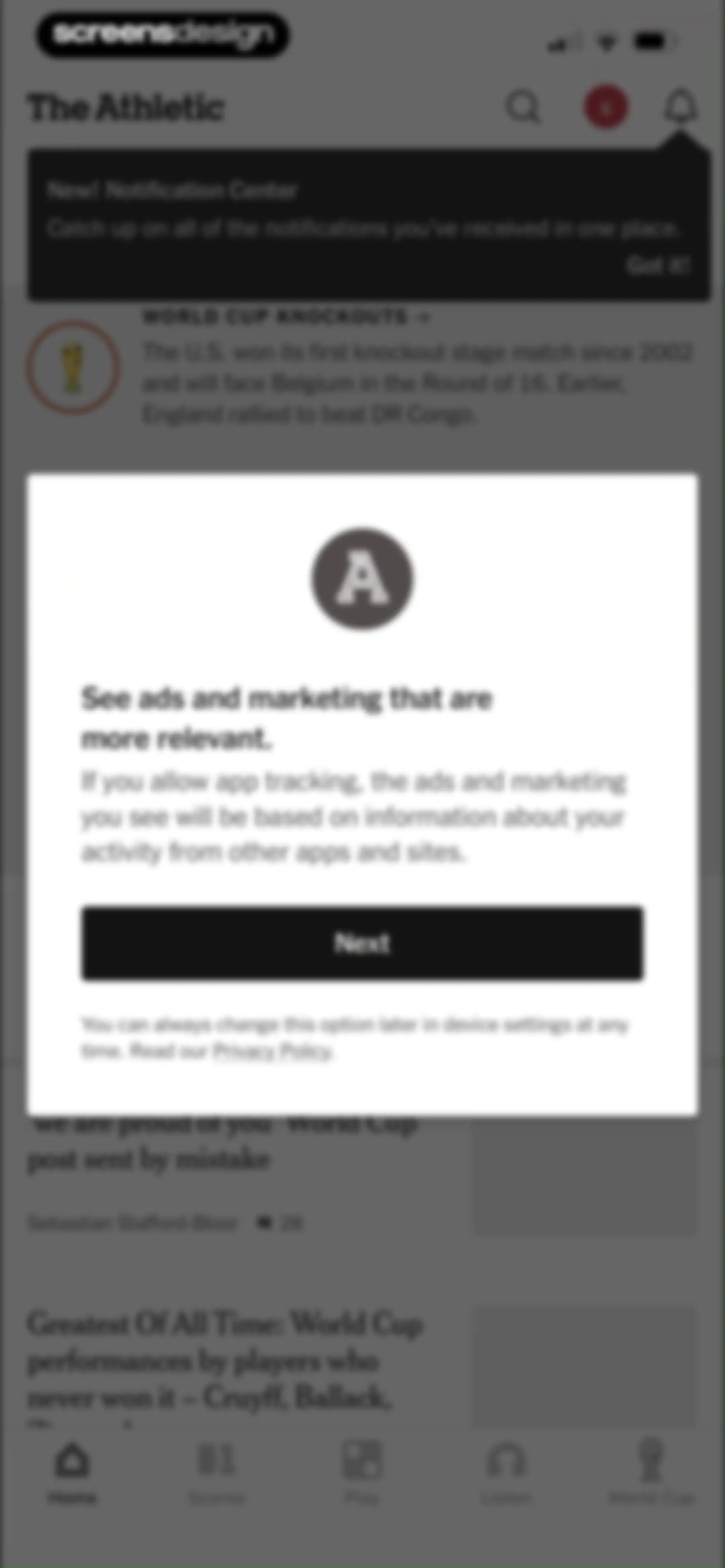 The Athletic: All Sports News screen 12