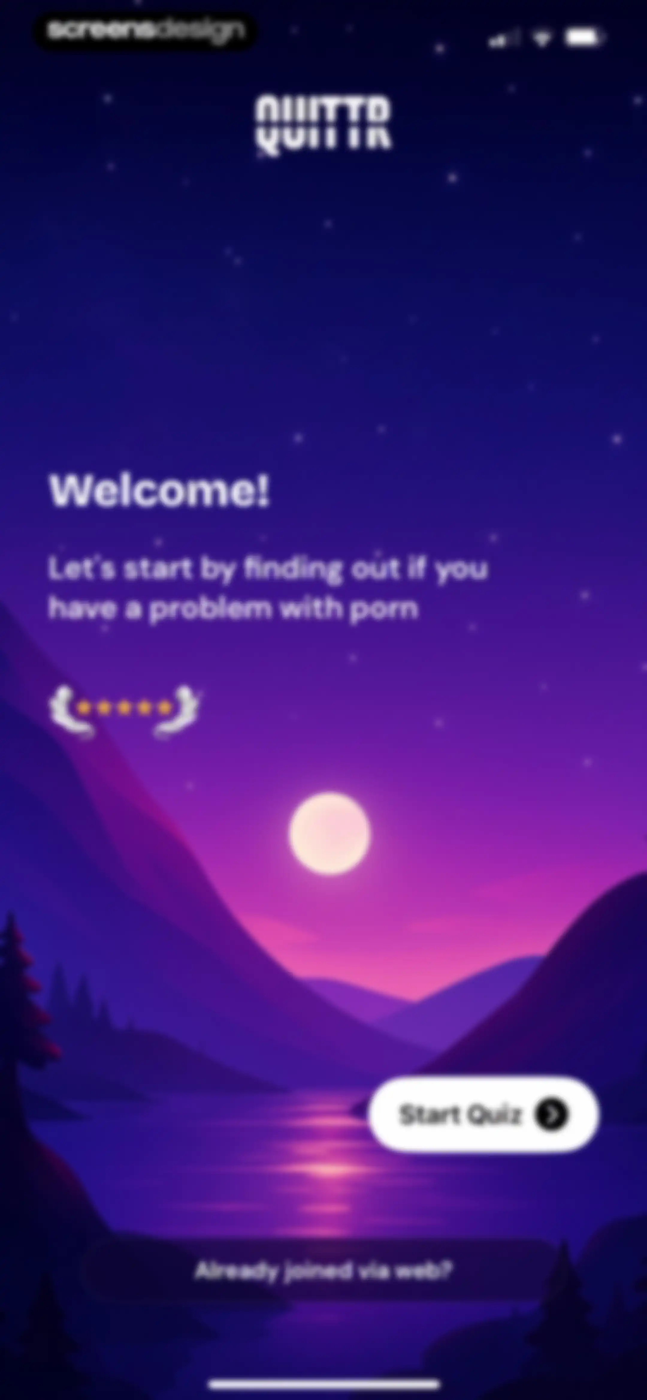 QUITTR - Break Free Now screen 2