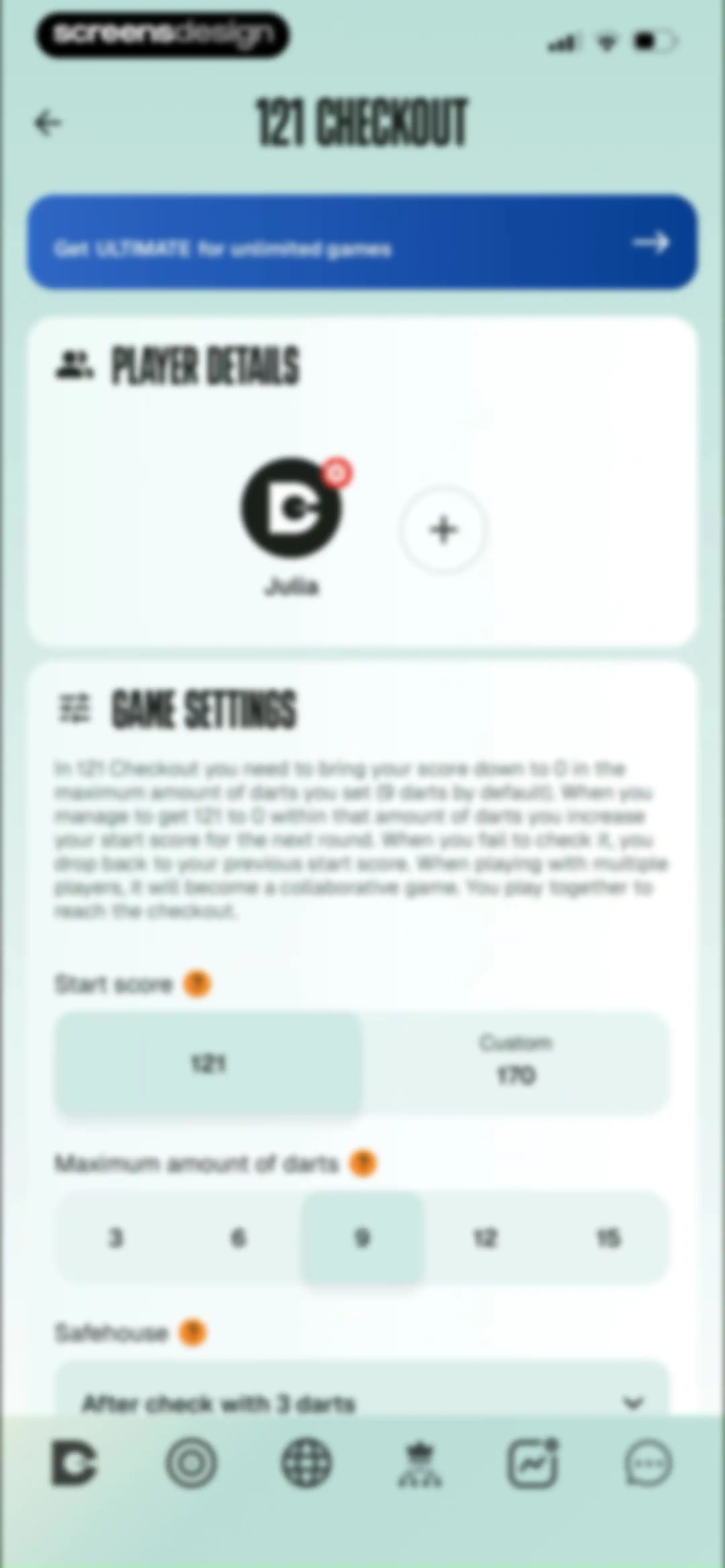 DartCounter screen 56