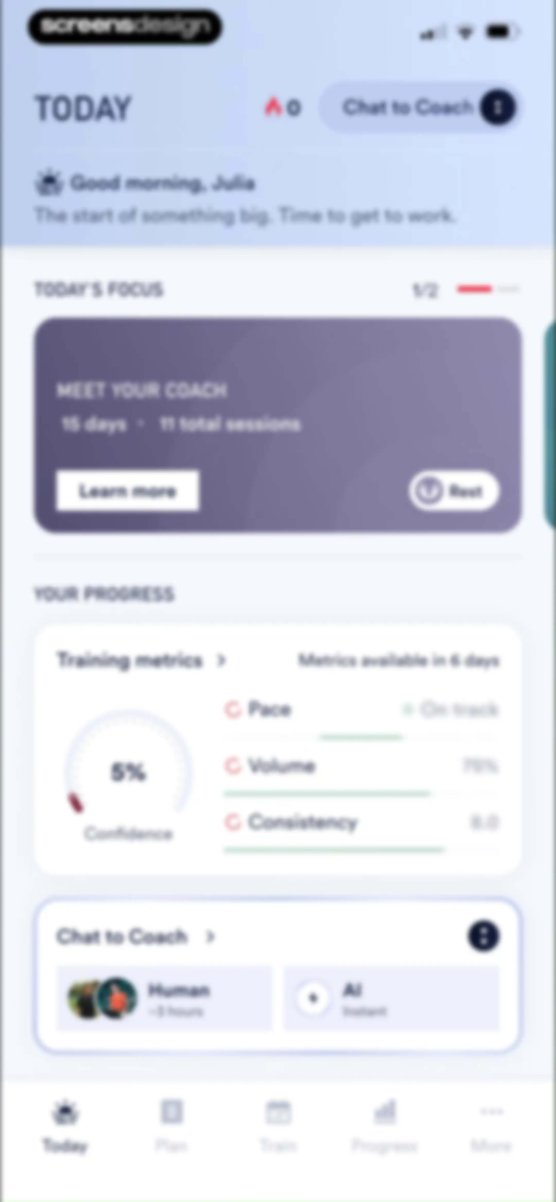 Coopah: The Run Coaching App screen 84