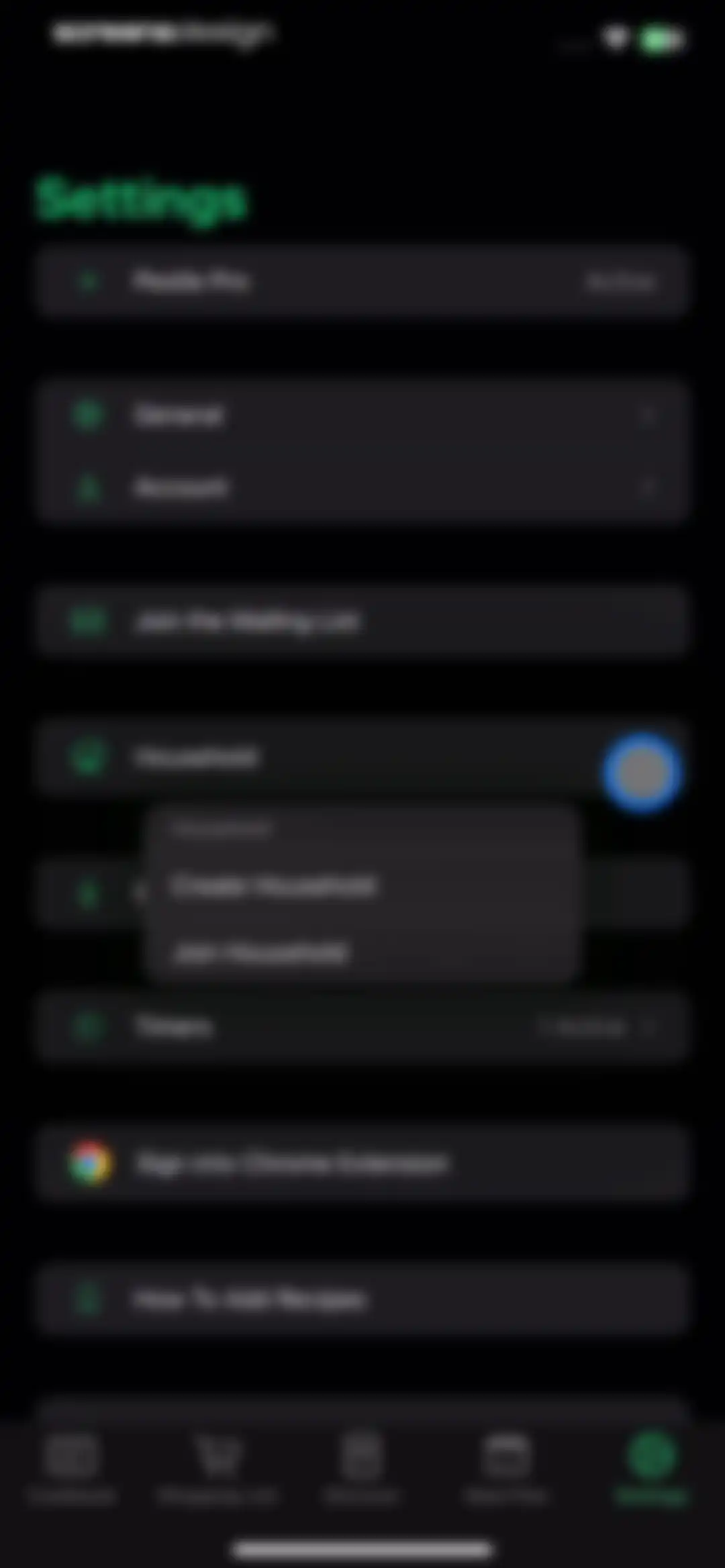 Pestle: Recipe Manager screen 58