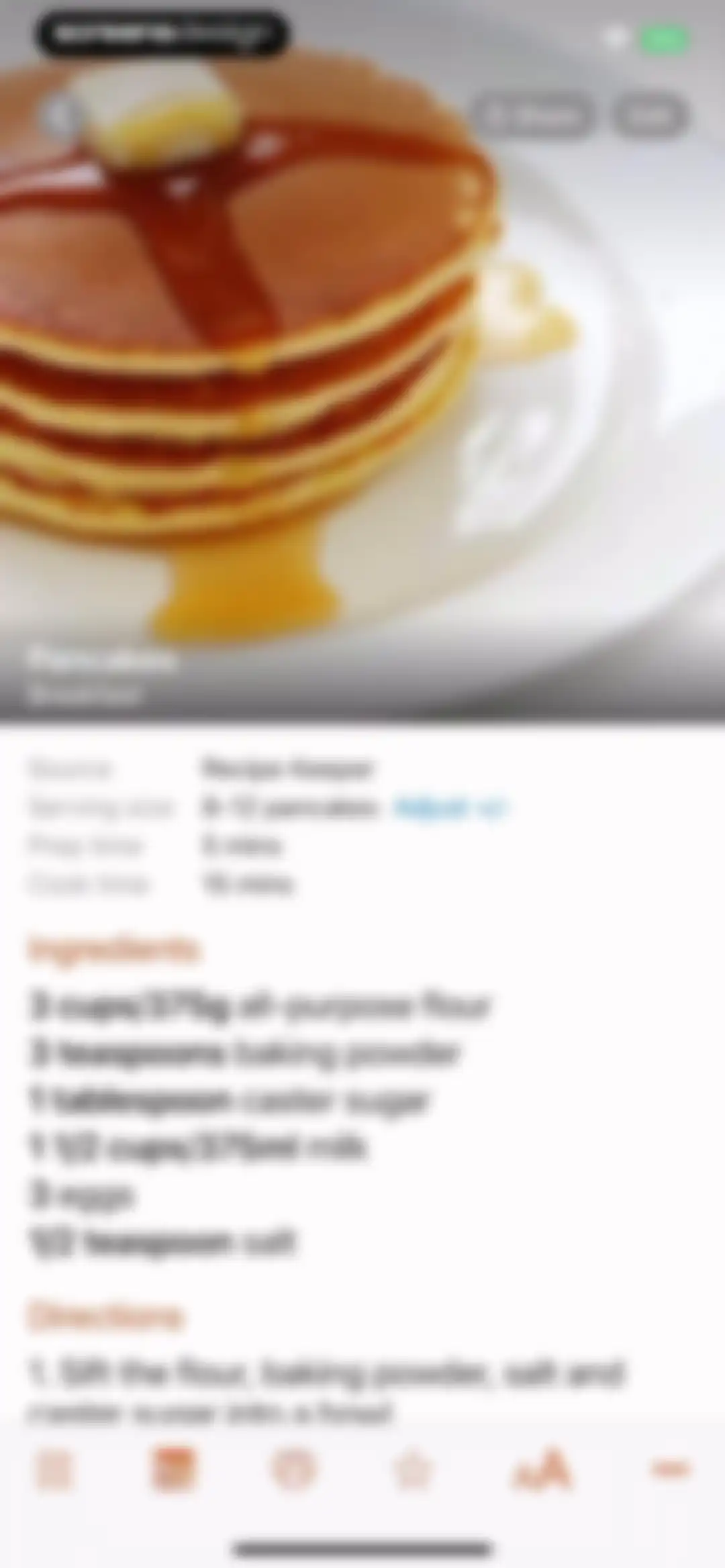 Recipe Keeper screen 40