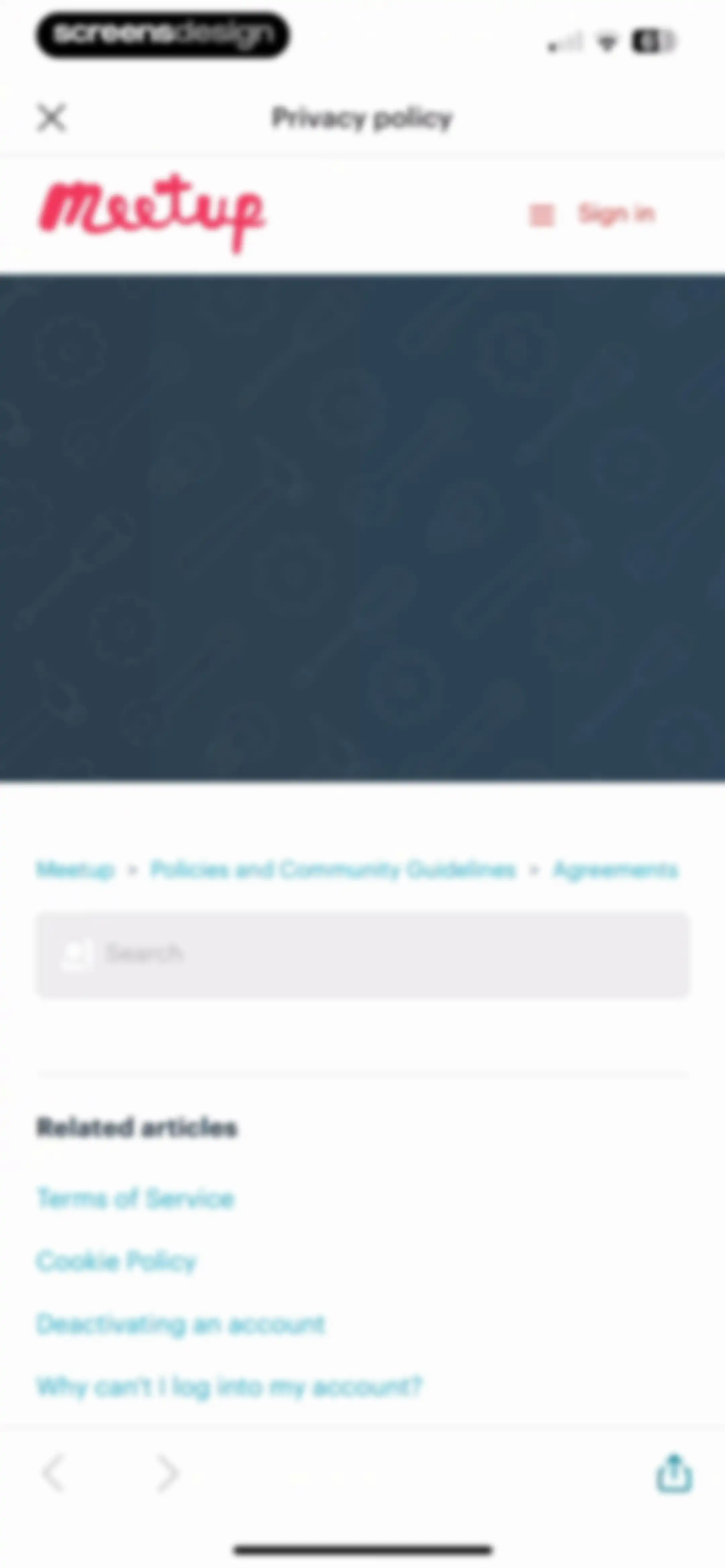 Meetup: Social Events & Groups screen 129