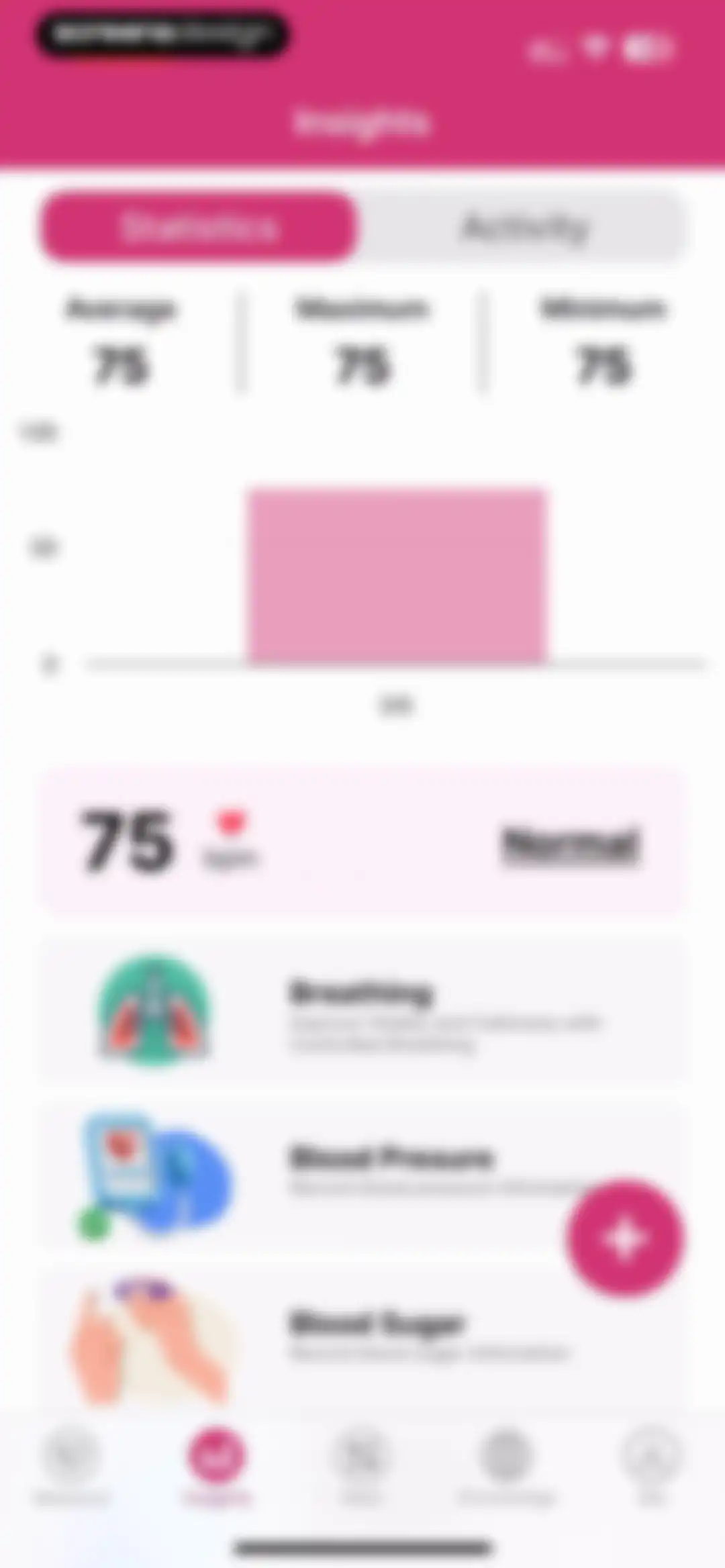 Blood Pressure-Monitor Tracker screen 81