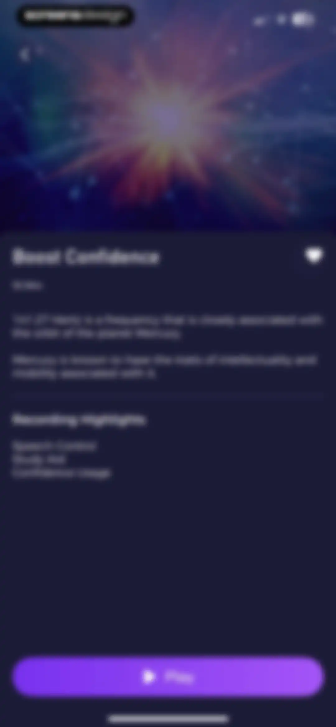 Frequency: Healing Sounds screen 39