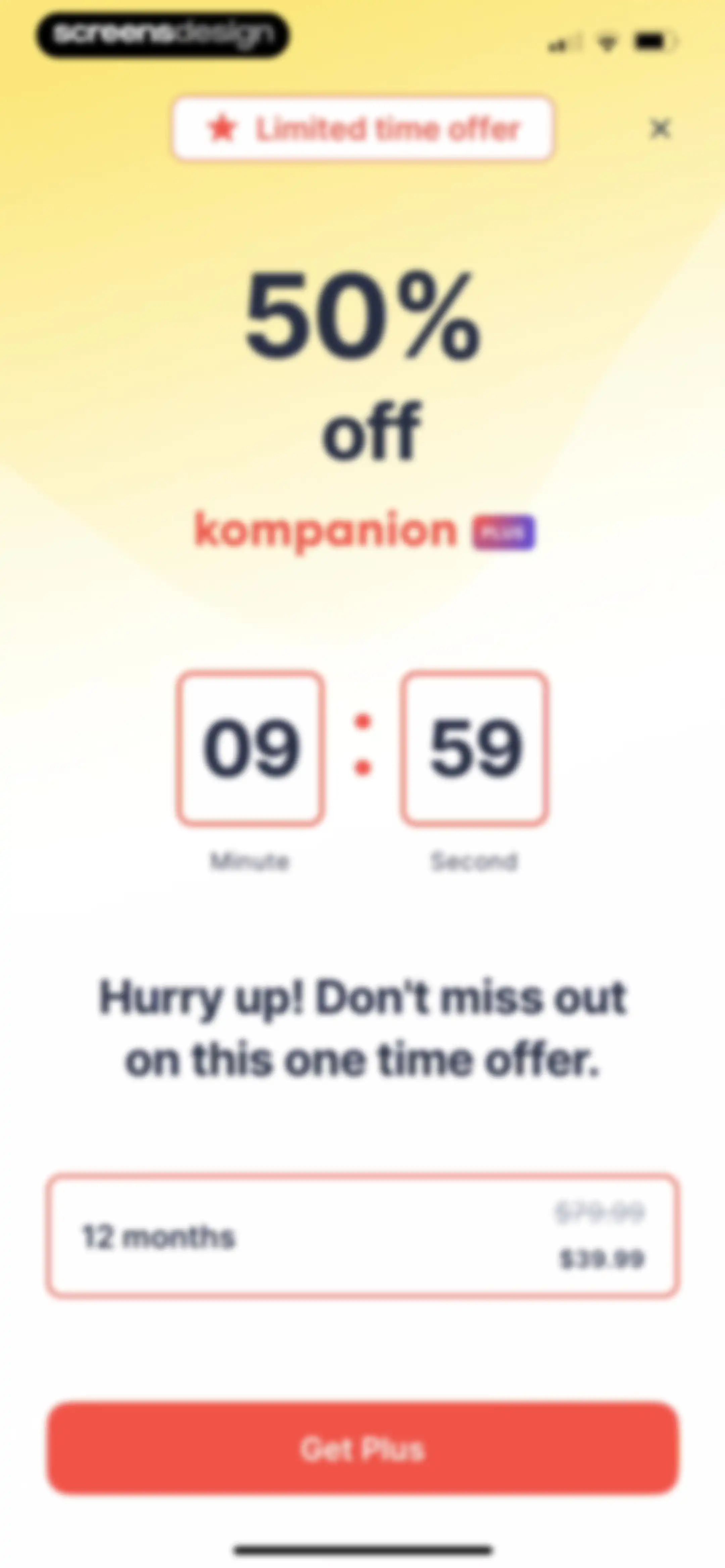 Kompanion: Weight Loss Plan screen 107