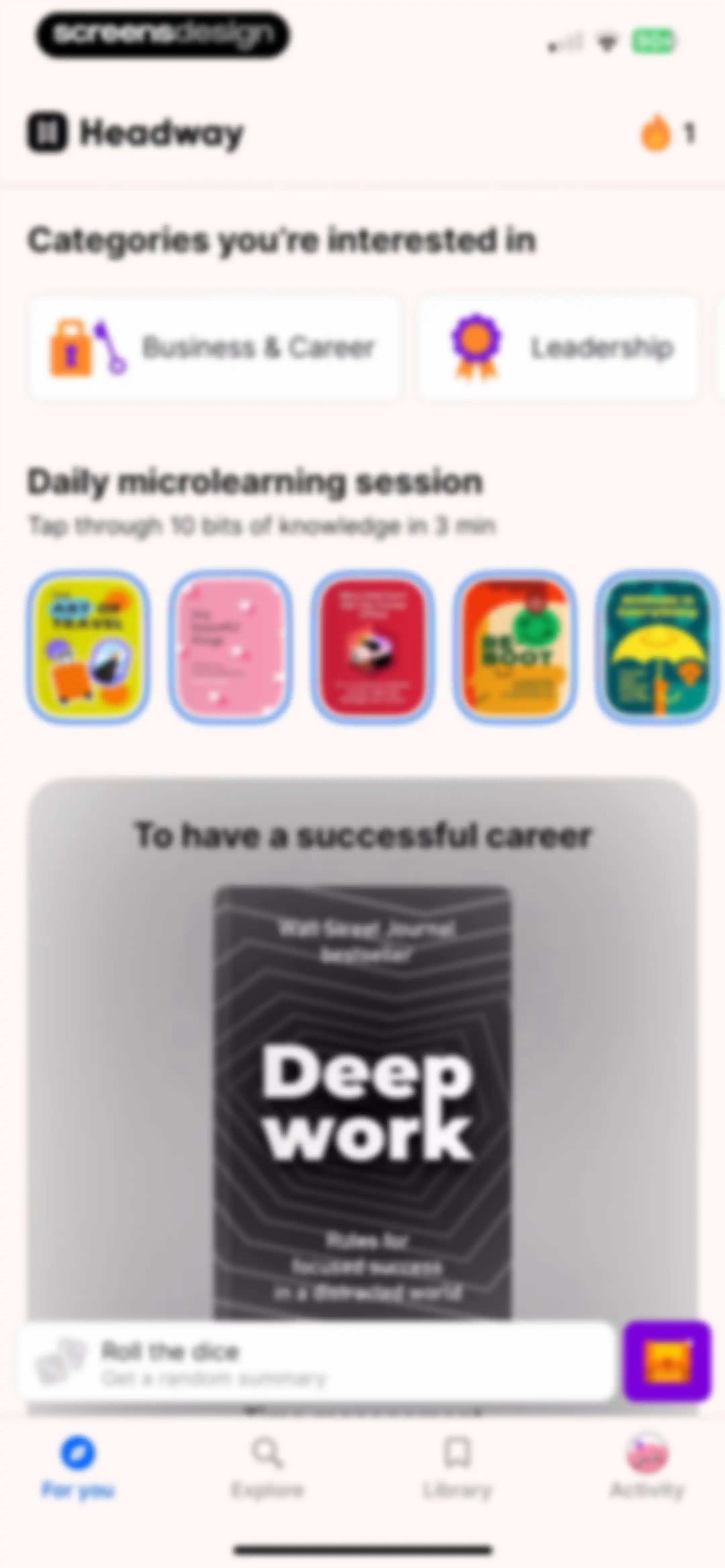Headway - Daily Micro Learning screen 93