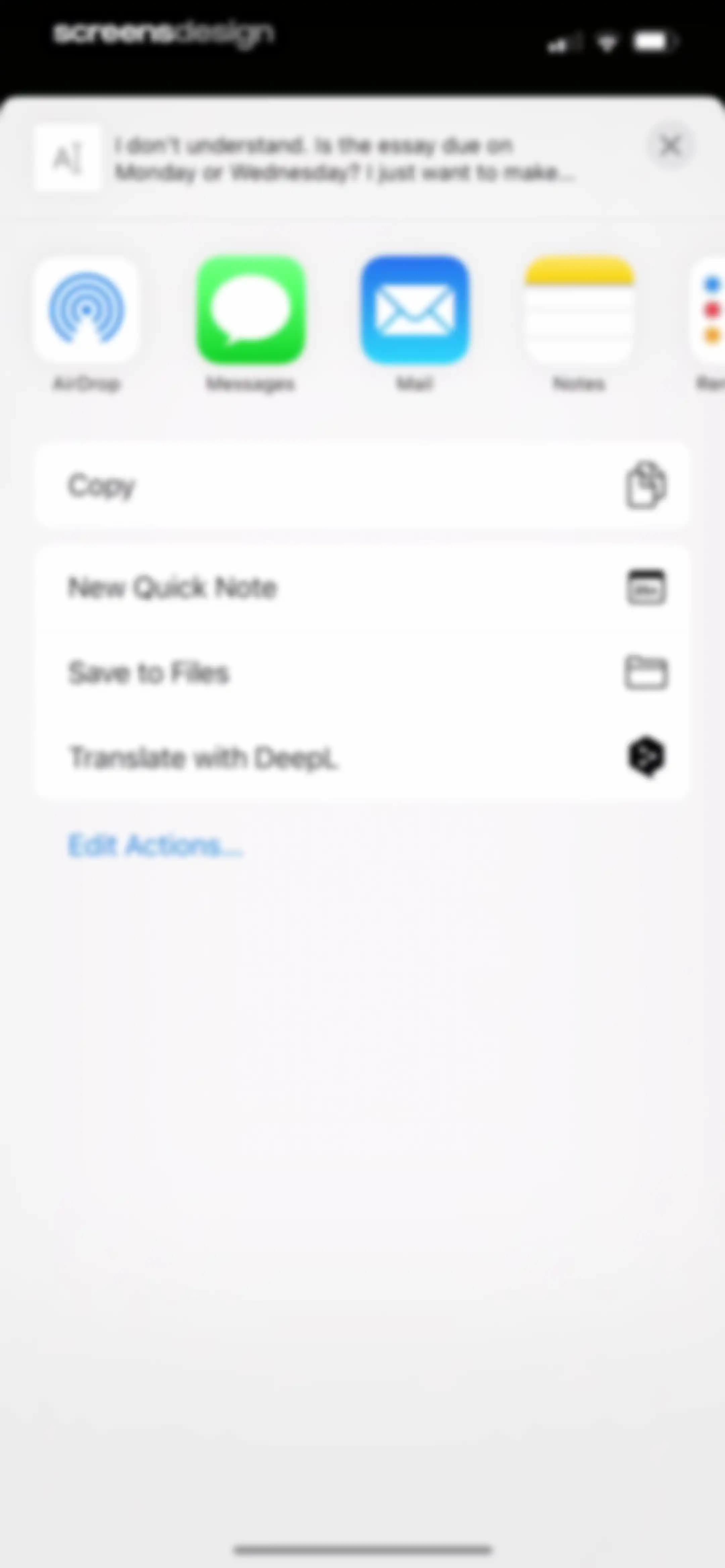 DeepL Translate screen 33