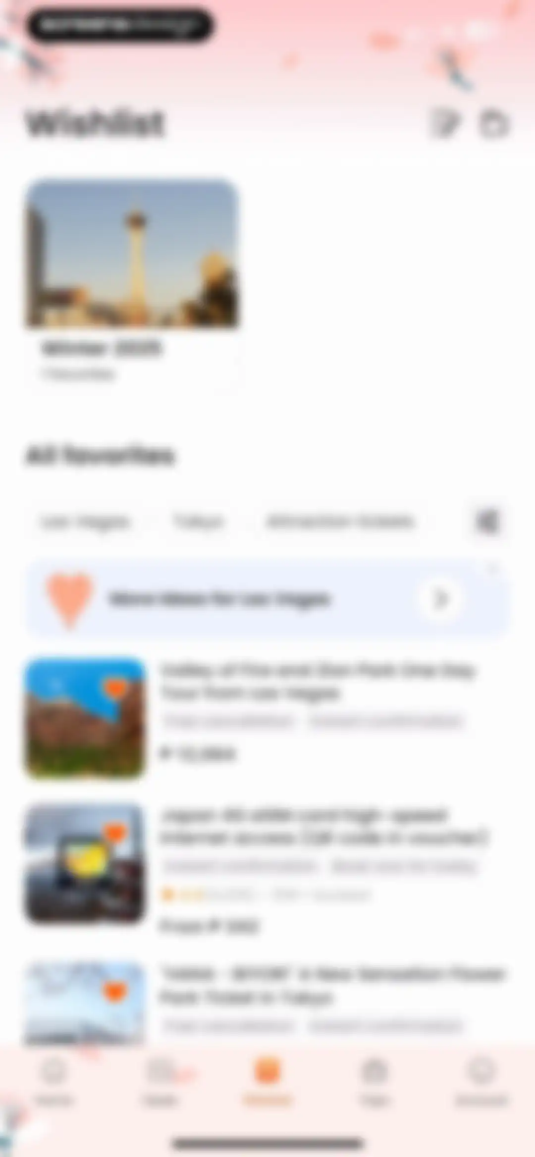 Klook: Travel & Activities screen 127