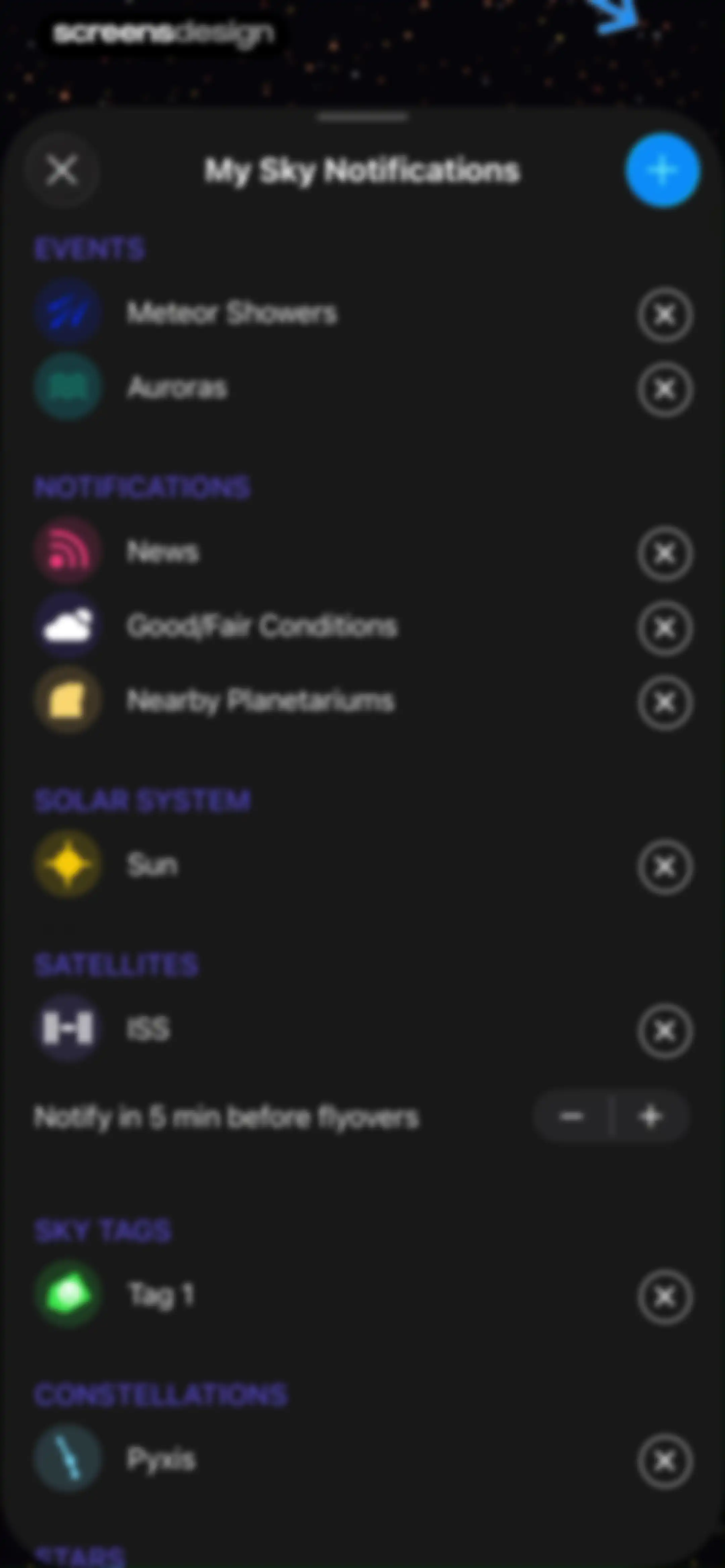 Night Sky screen 120