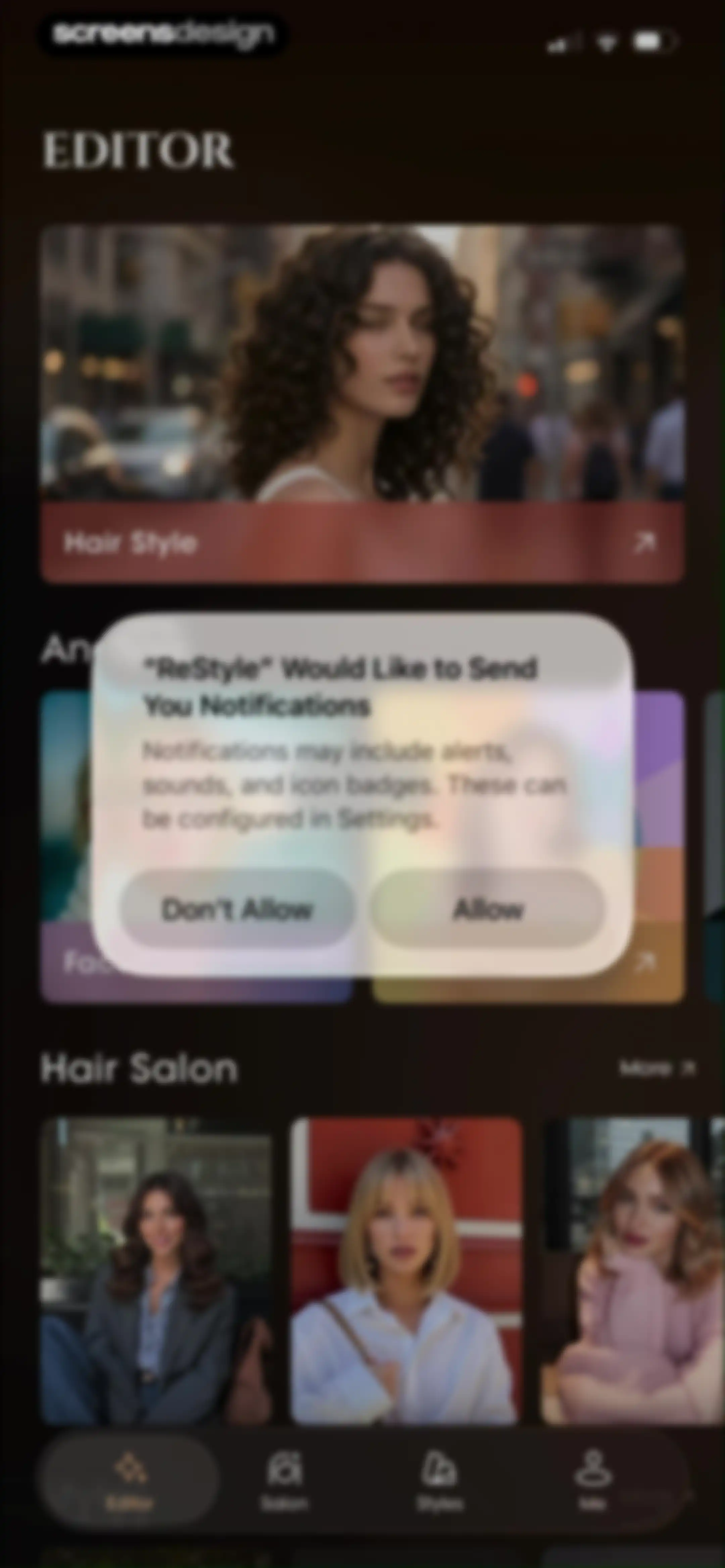 ReStyle - AI Hairstyle Try On screen 8
