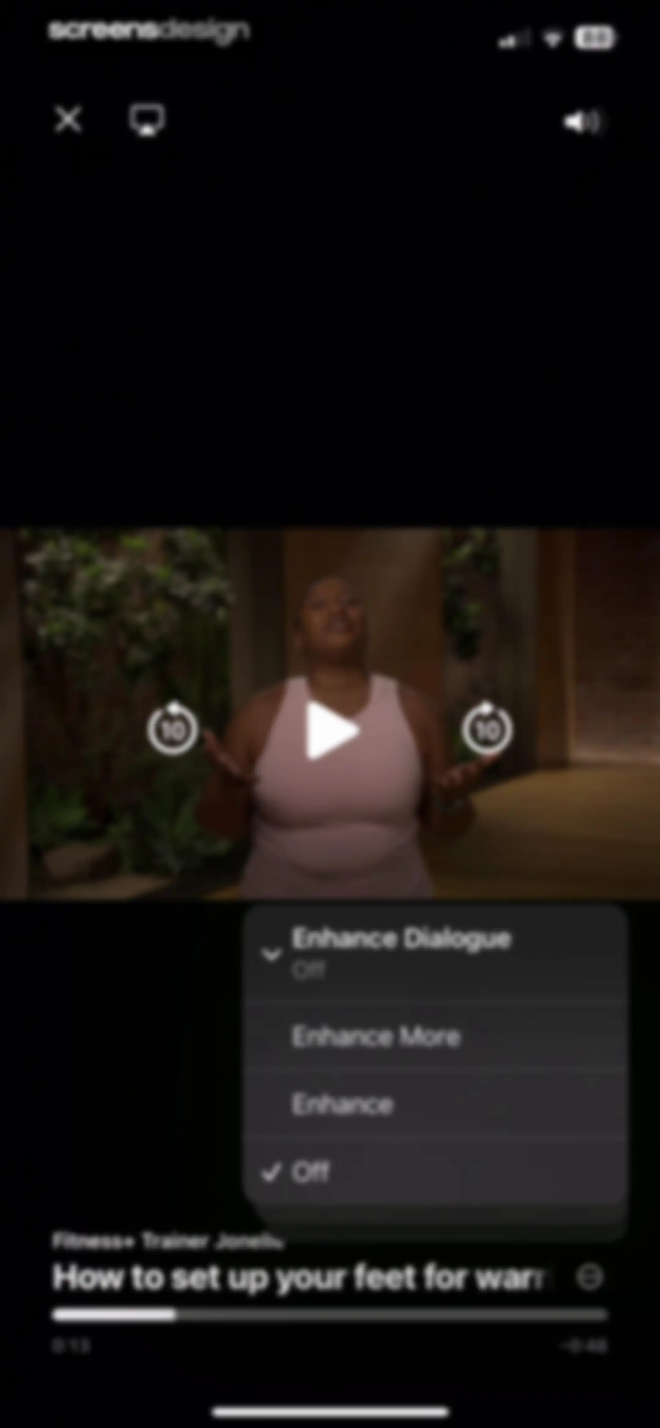 Apple Fitness screen 53