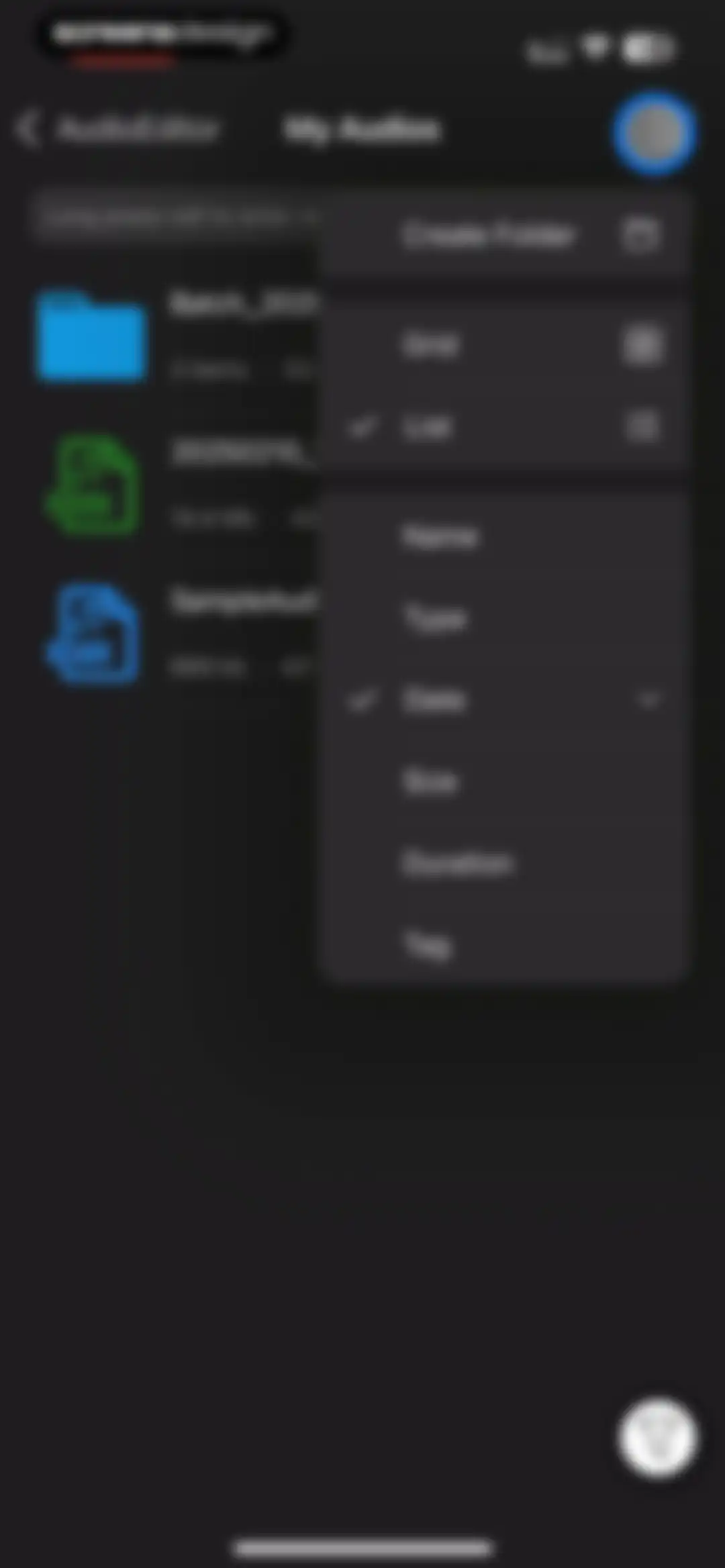 Audio Editor - Music editor screen 60