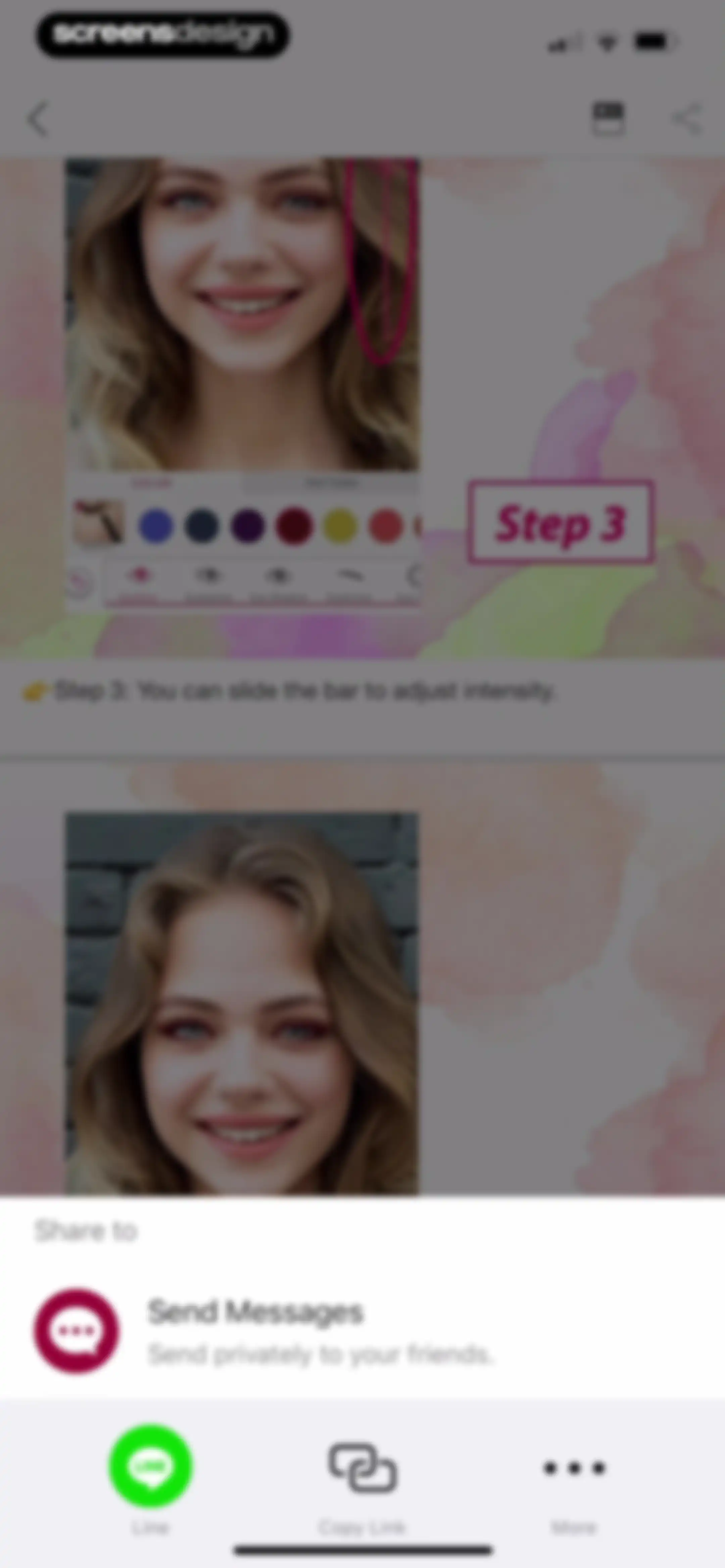 YouCam Makeup: Face Editor screen 71