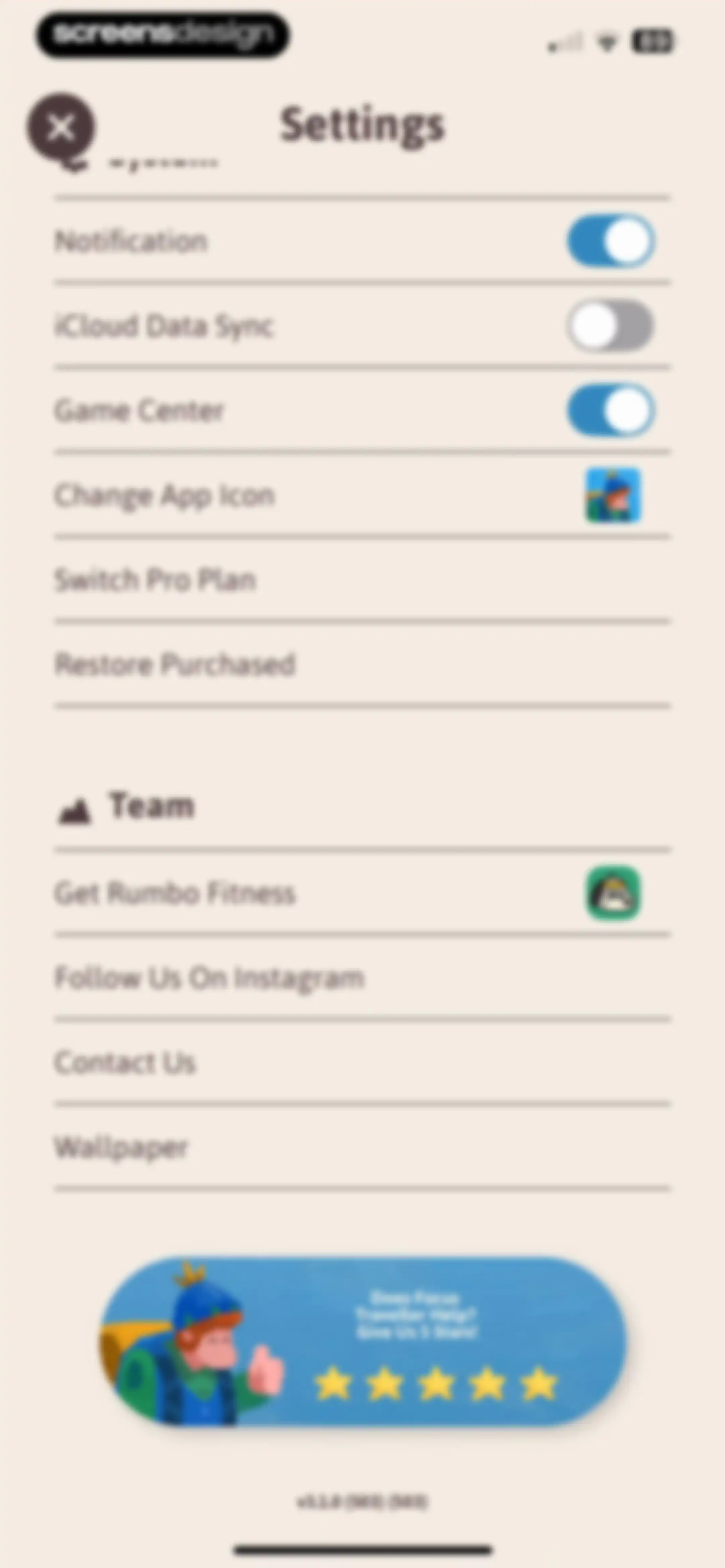 Focus Traveller - Flow Timer screen 92