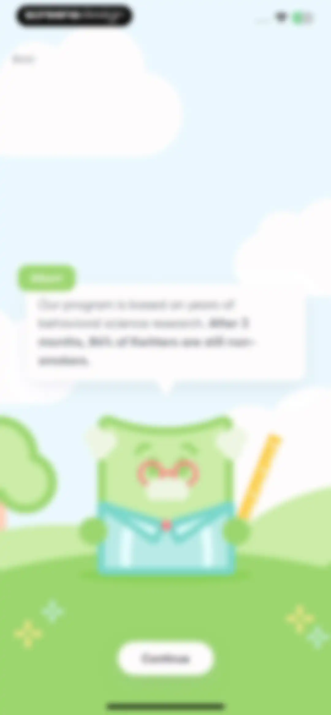 Quit smoking for good - Kwit screen 5