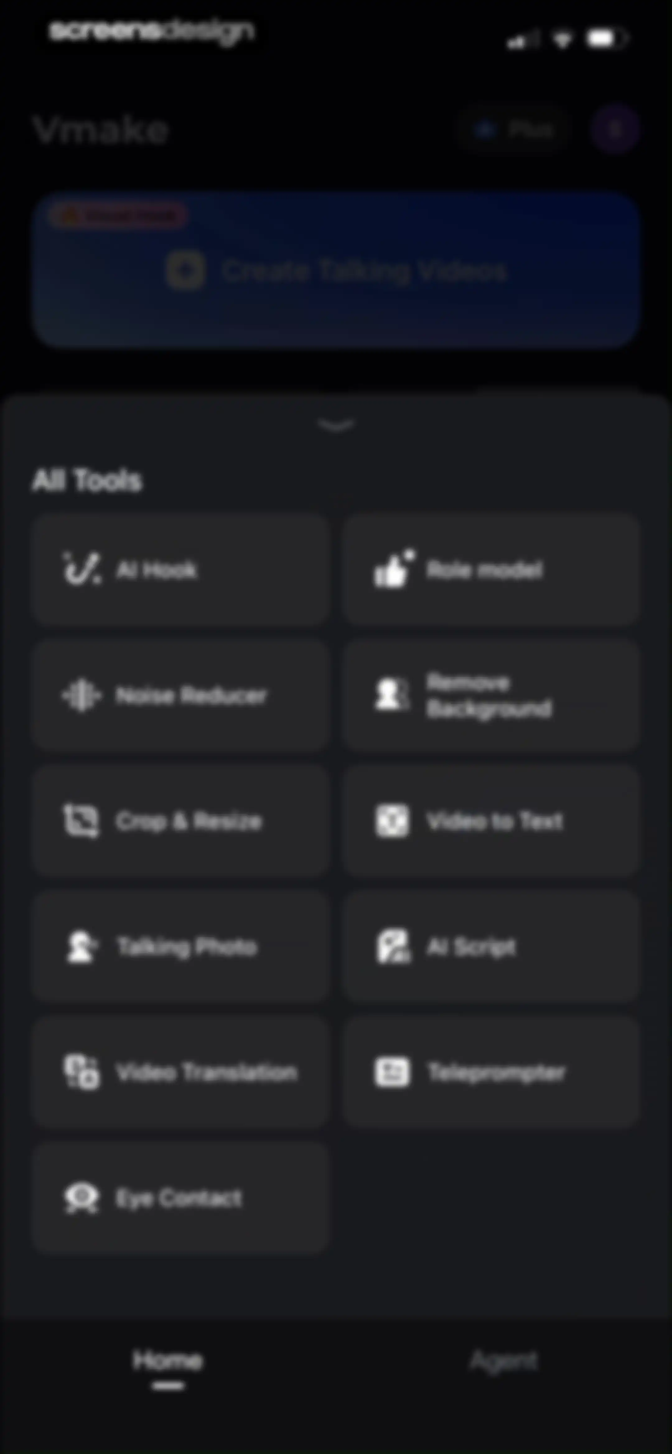 Vmake Labs: create viral video screen 123
