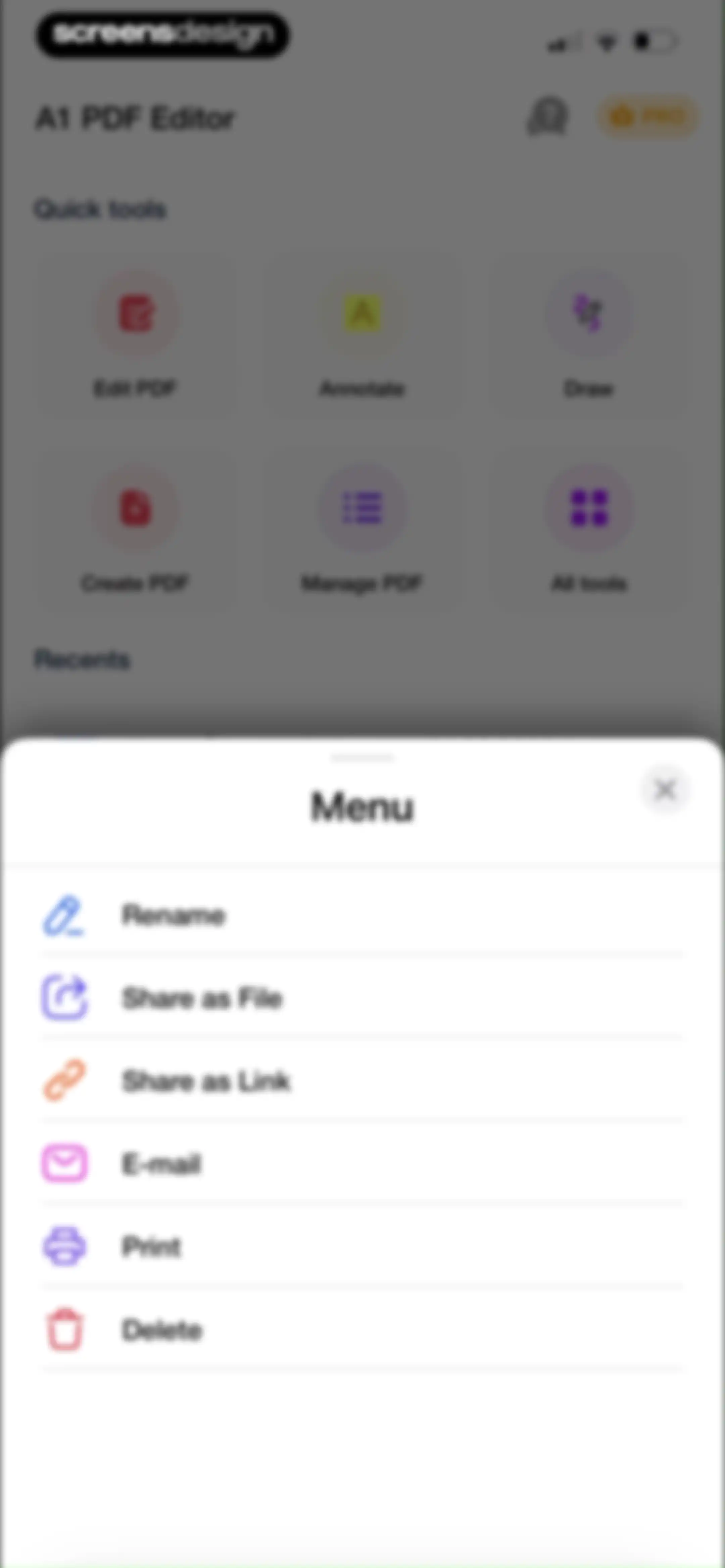 PDF Editor: Read, Scan & Sign screen 127