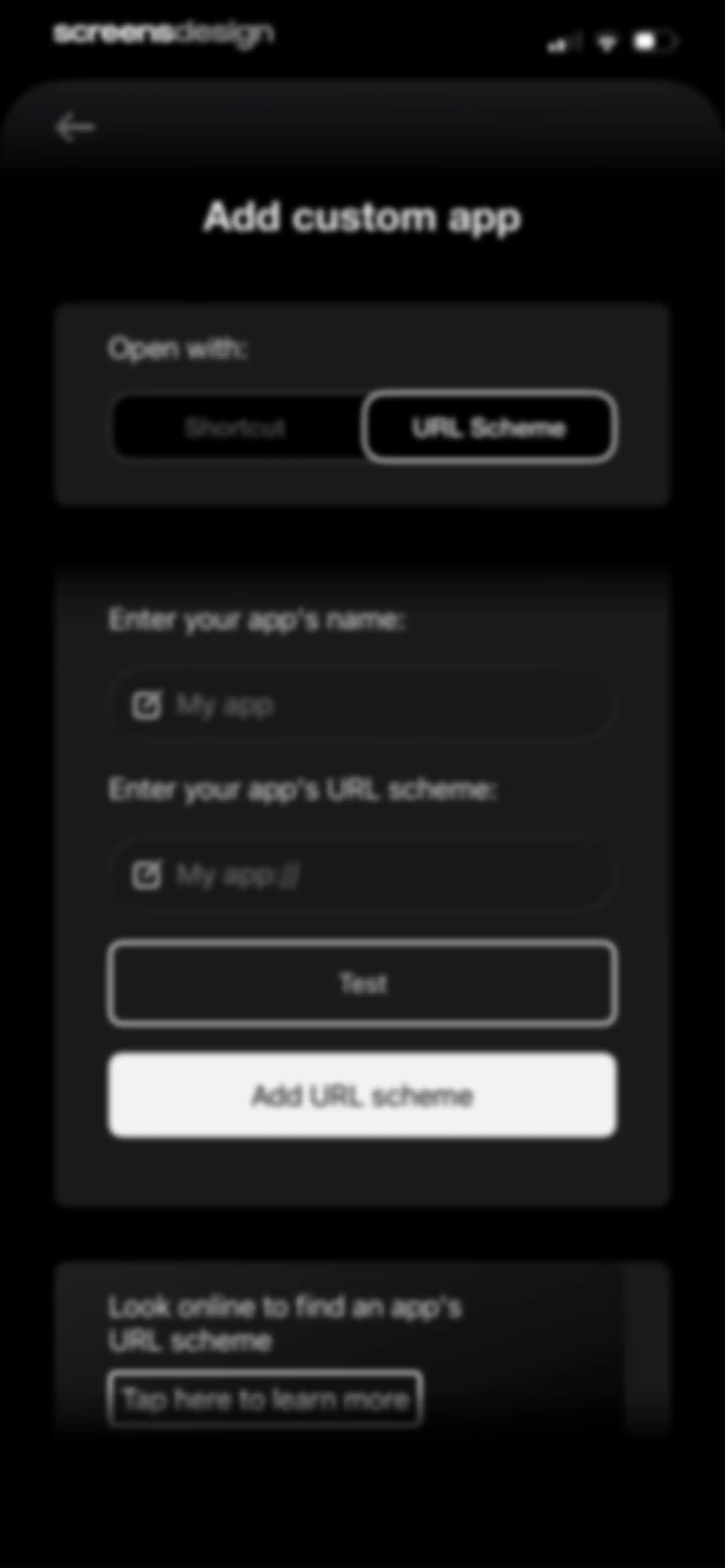 Blank Spaces Launcher screen 39