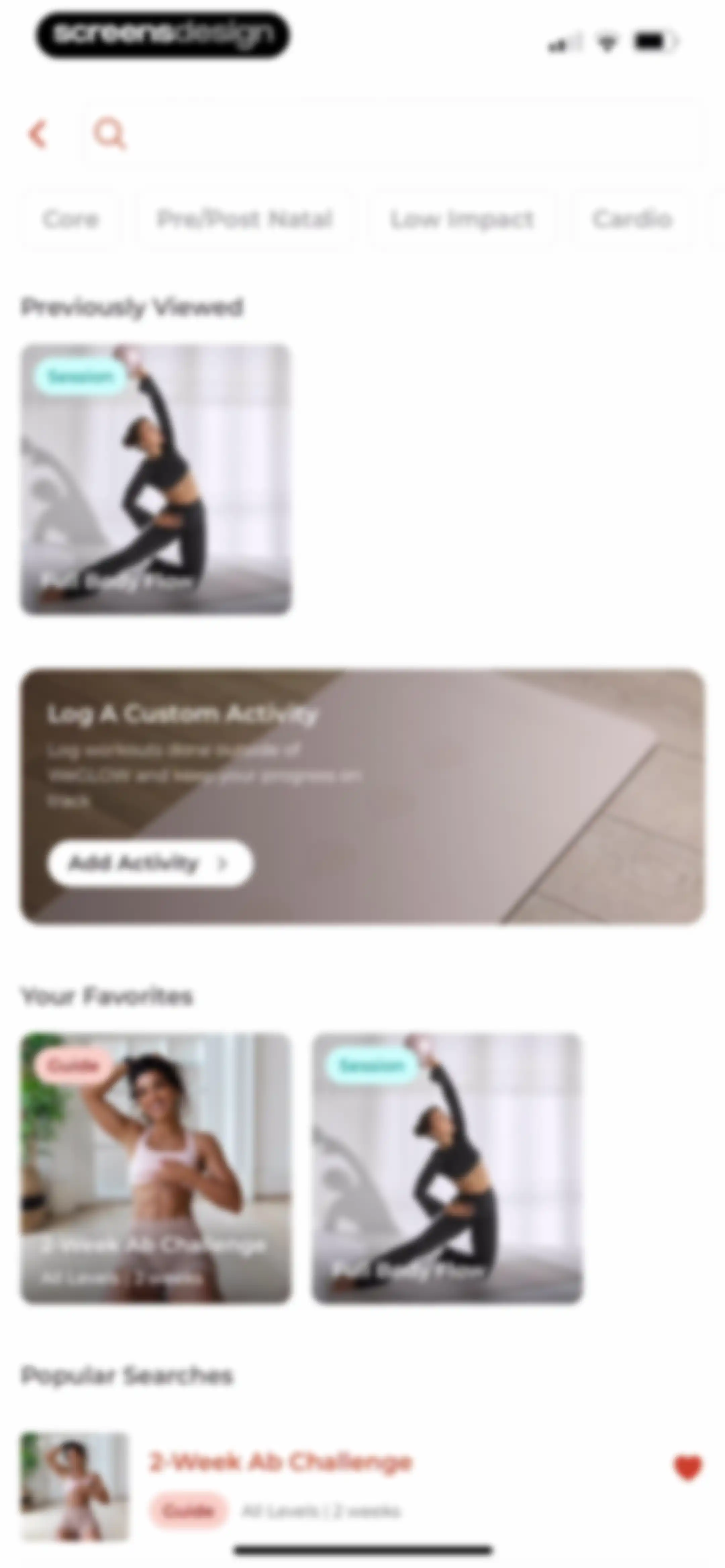 WeGLOW: Home Workout for Women screen 65