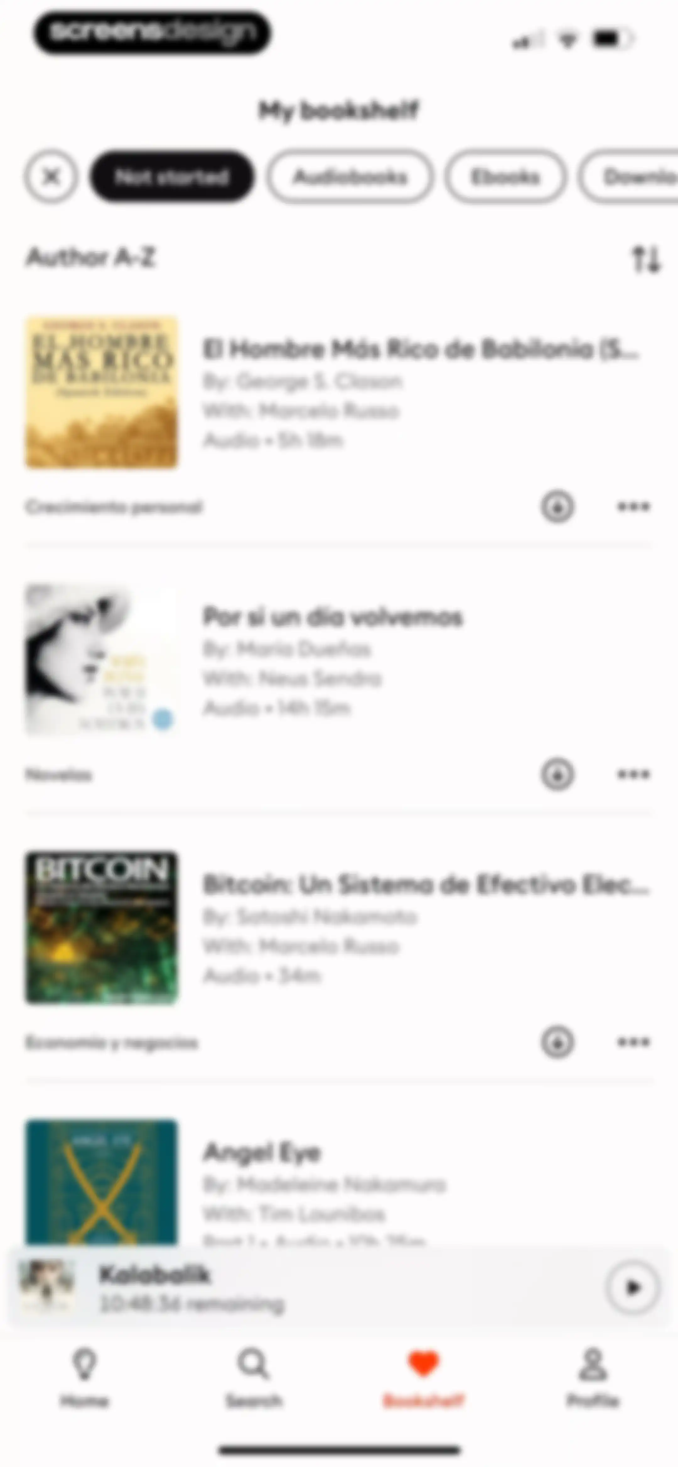 Storytel - Audiobooks Library screen 94