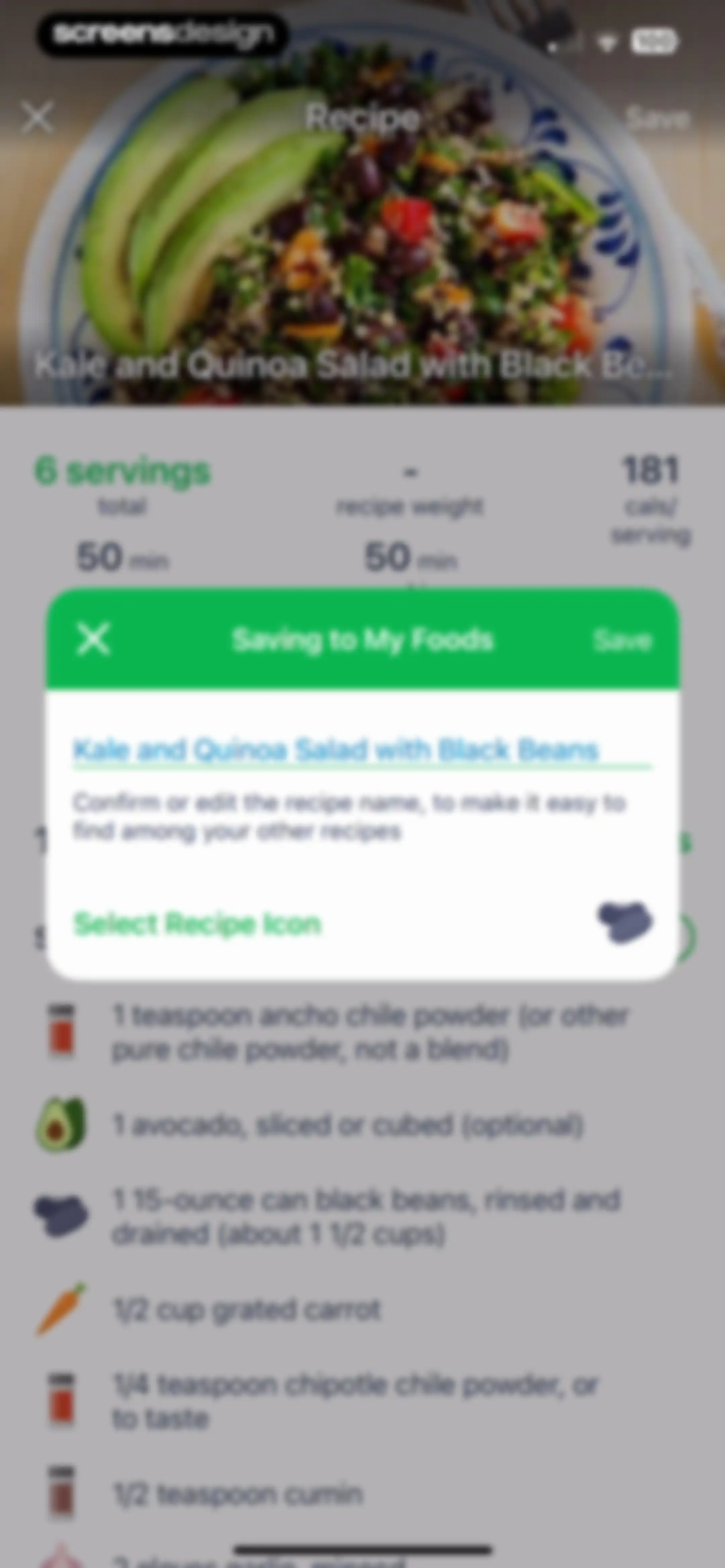 Calorie Counter - MyNetDiary screen 268