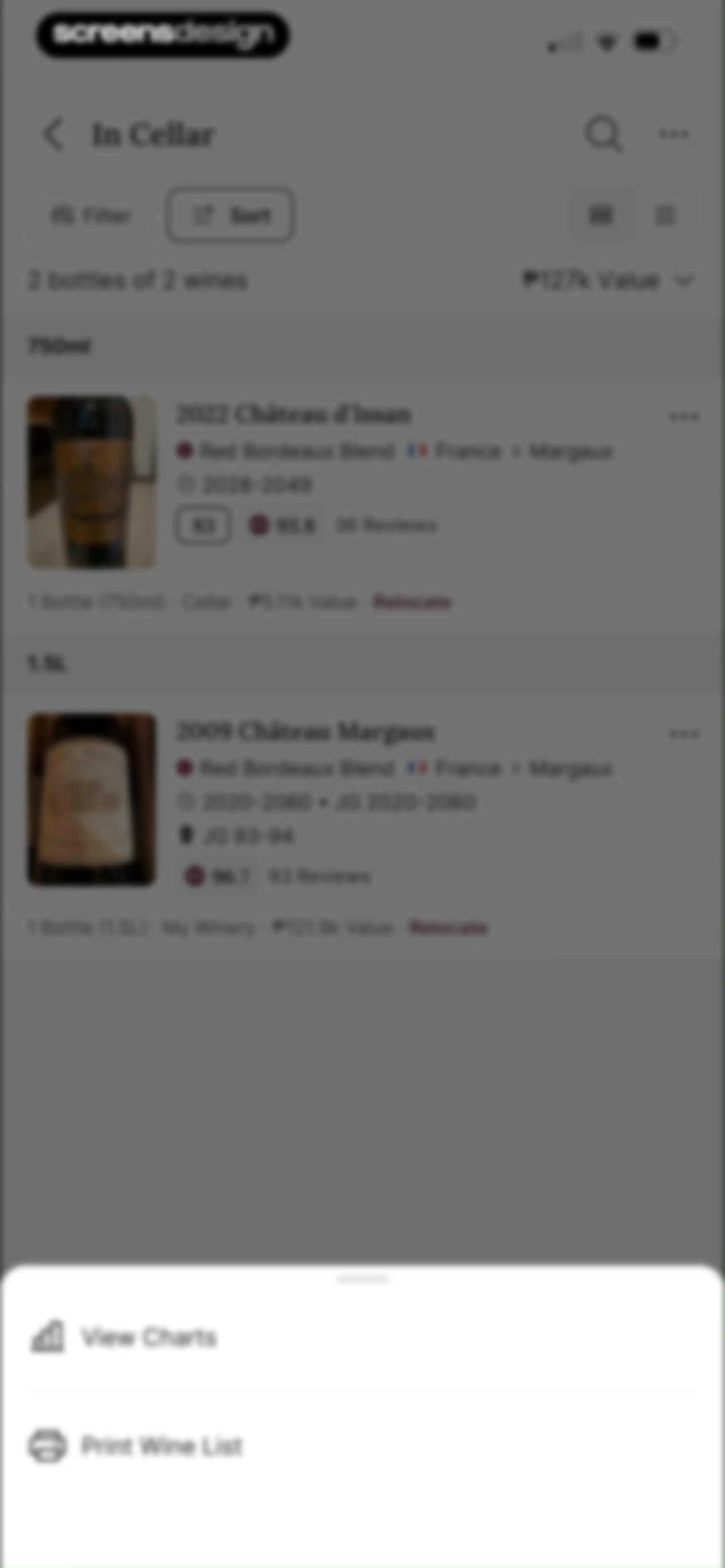 CellarTracker: #1 Wine Tracker screen 113