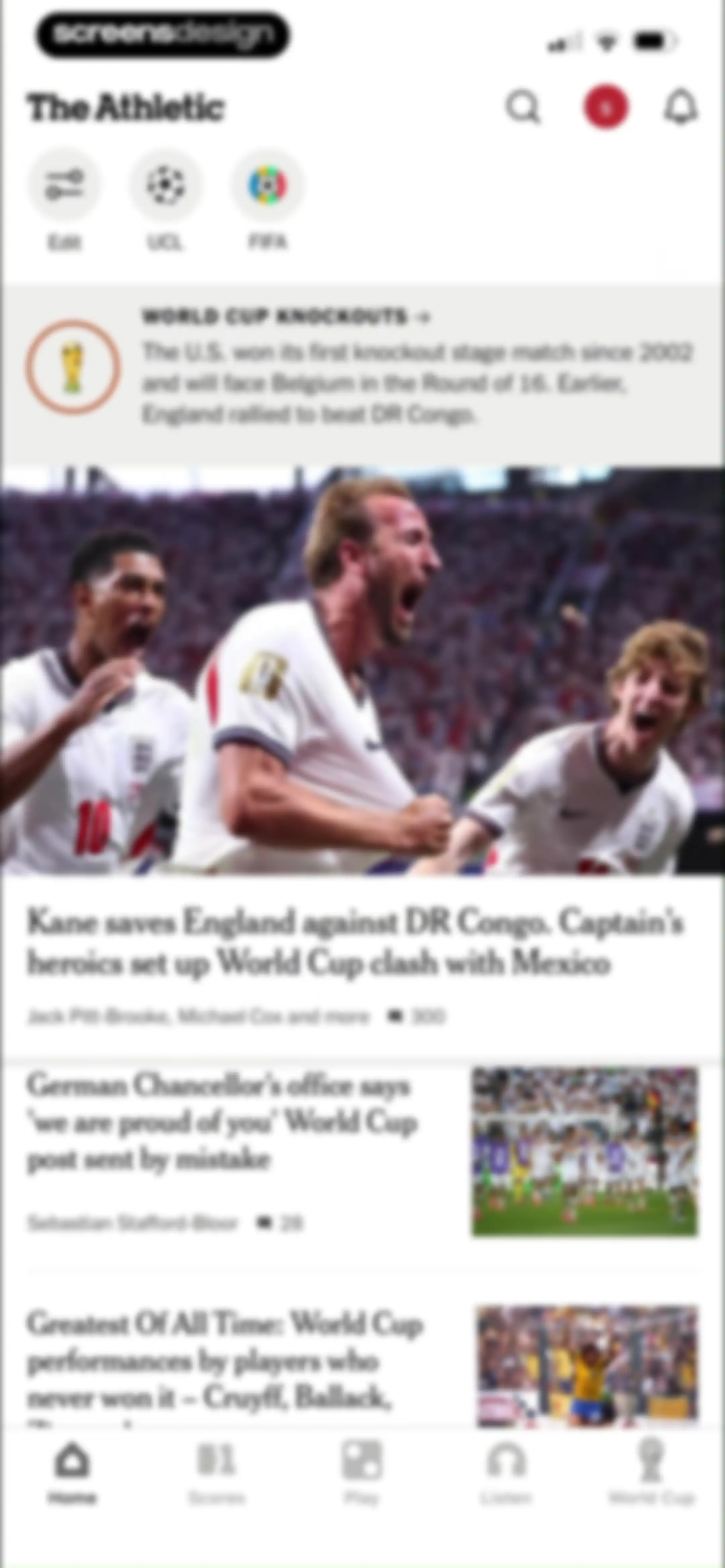 The Athletic: All Sports News screen 15