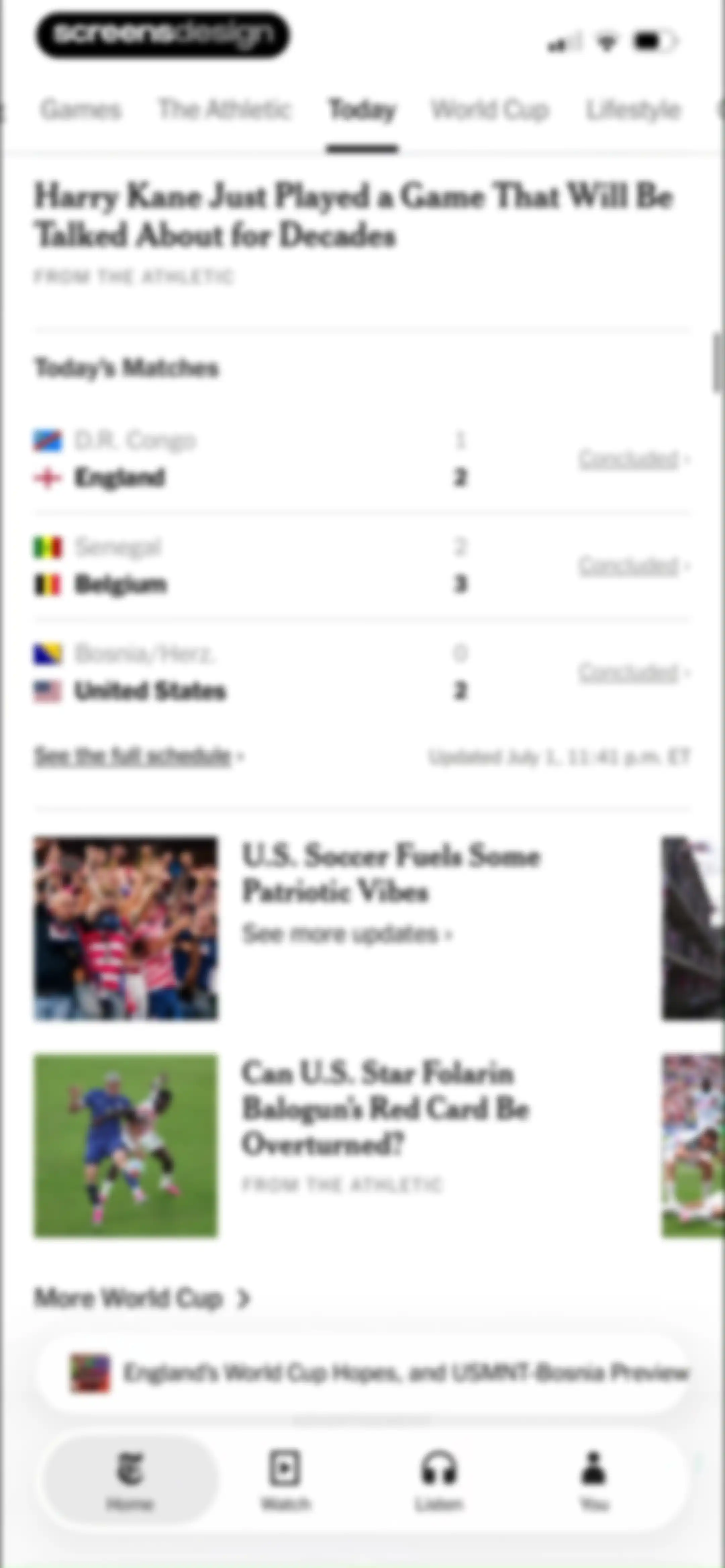 NYTimes: US and Global News screen 36