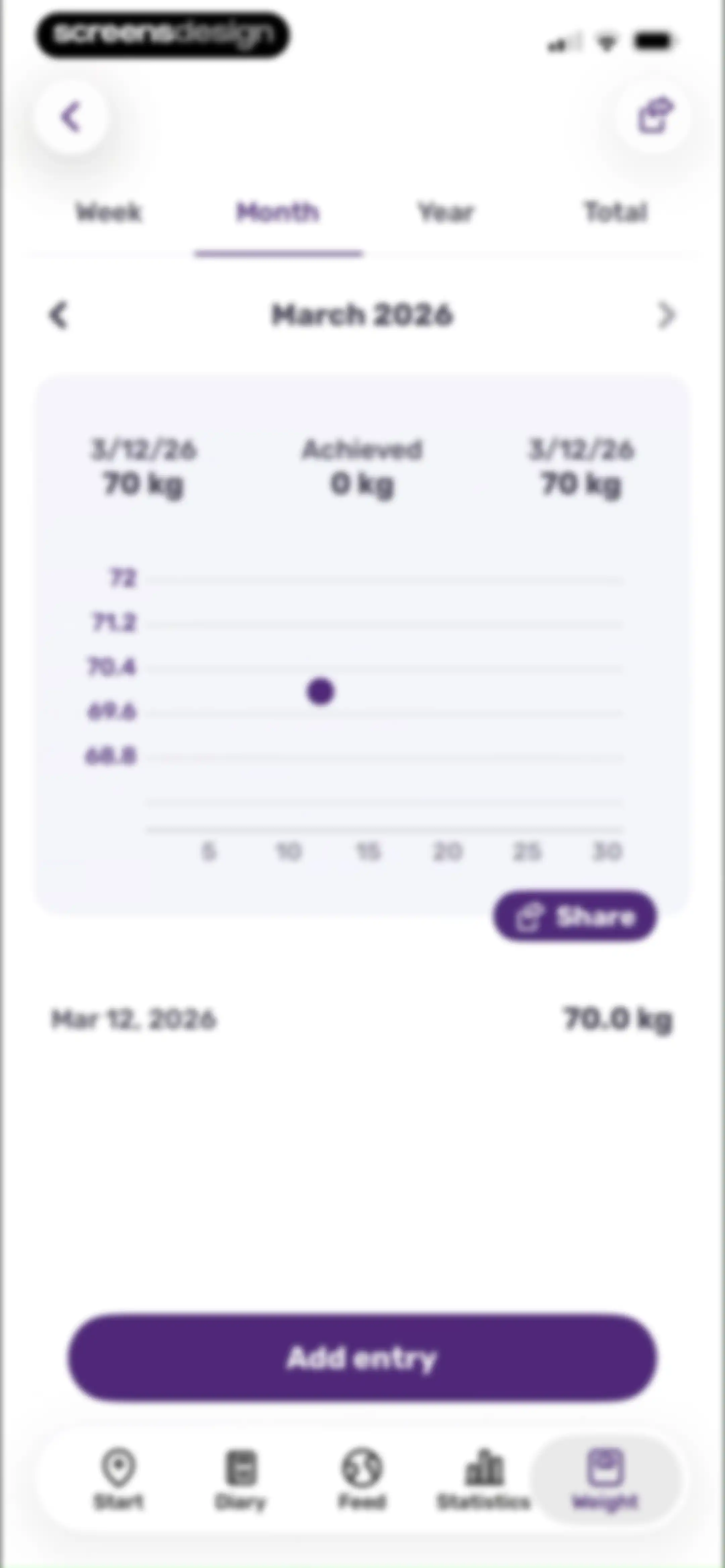 Running Tracker App – FITAPP screen 139